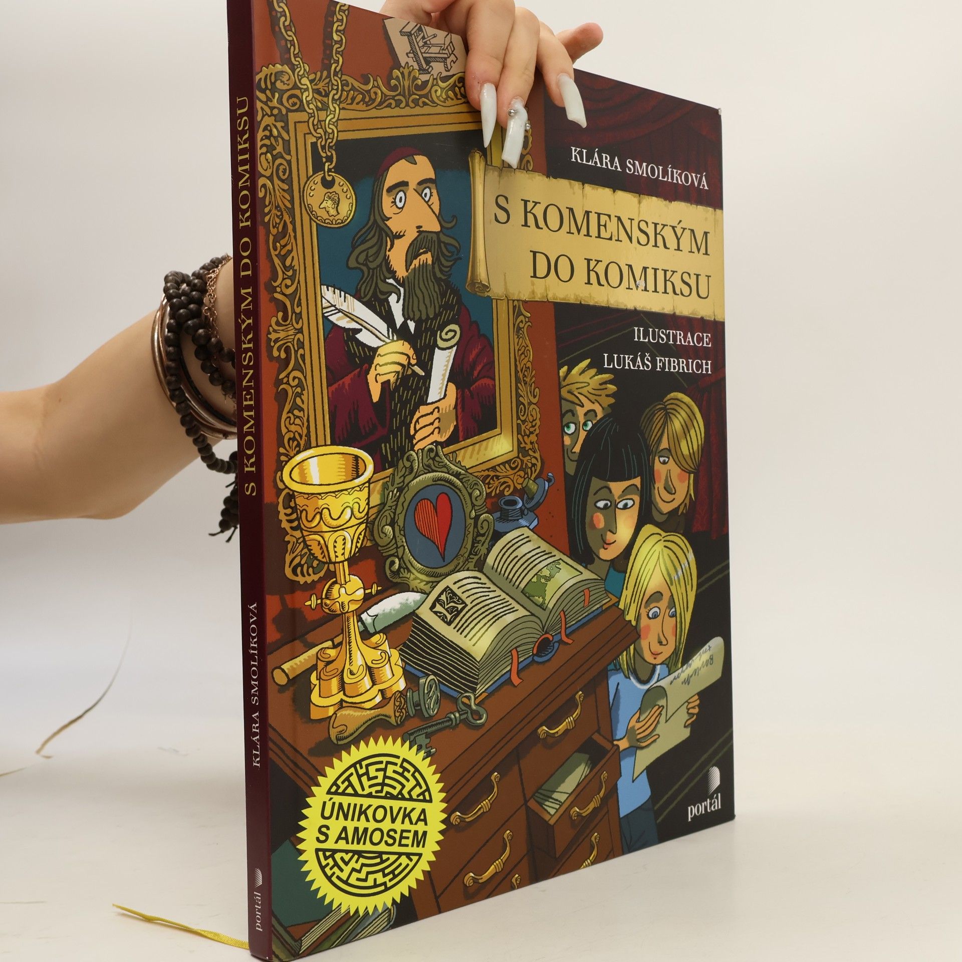 Klára Smolíková S Komenským do komiksu – Únikovka s Amosem