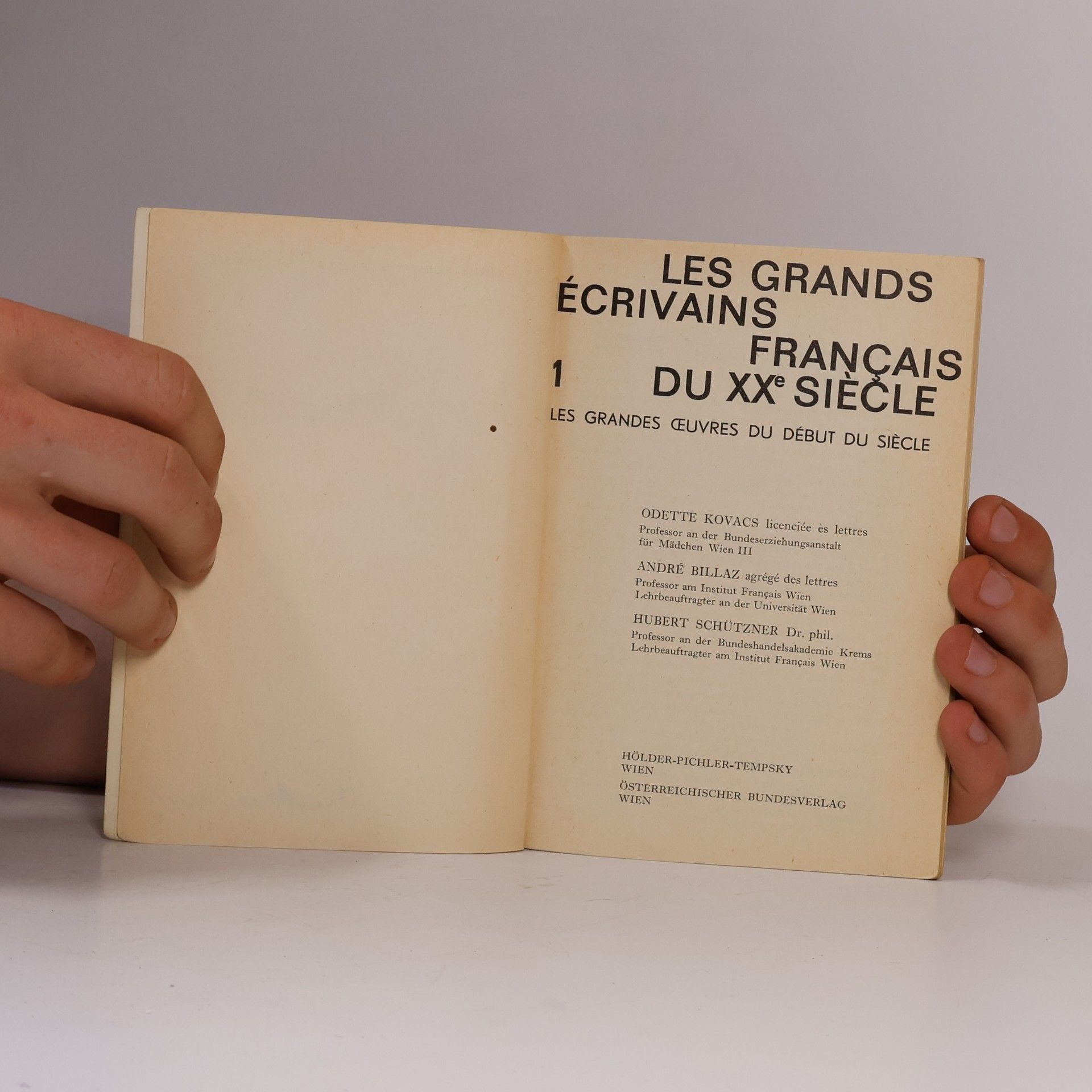 Autorenkollektiv Les Grands écrivains Francais du XXe siècle 1.