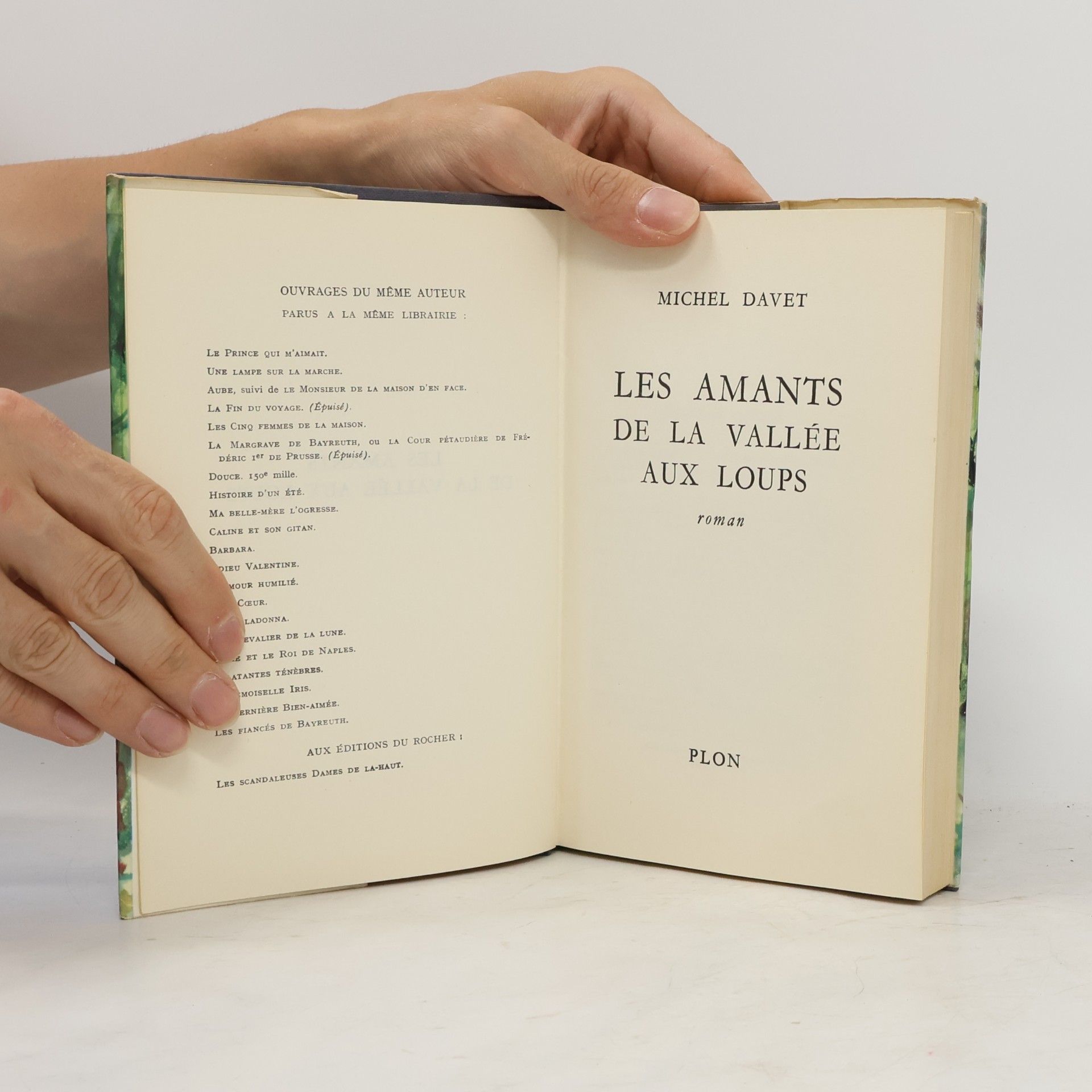 Michel Davet Les Amants de la Vallée aux Loups