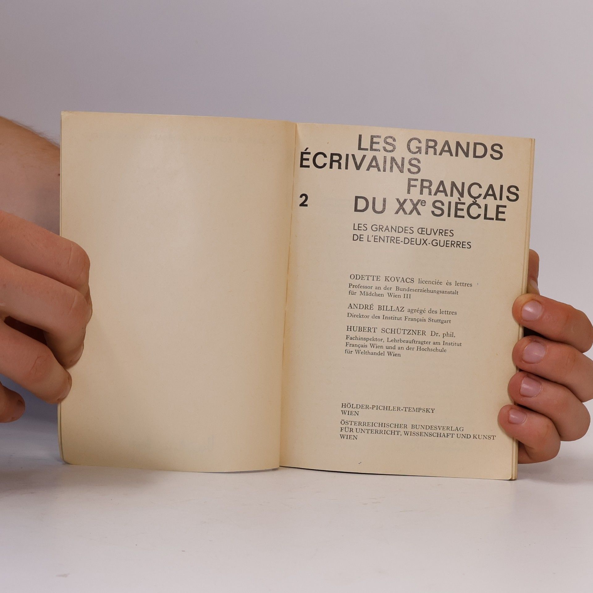 Odette Kovacs Les grands ecrivains. Francais du XXe siecle 2.