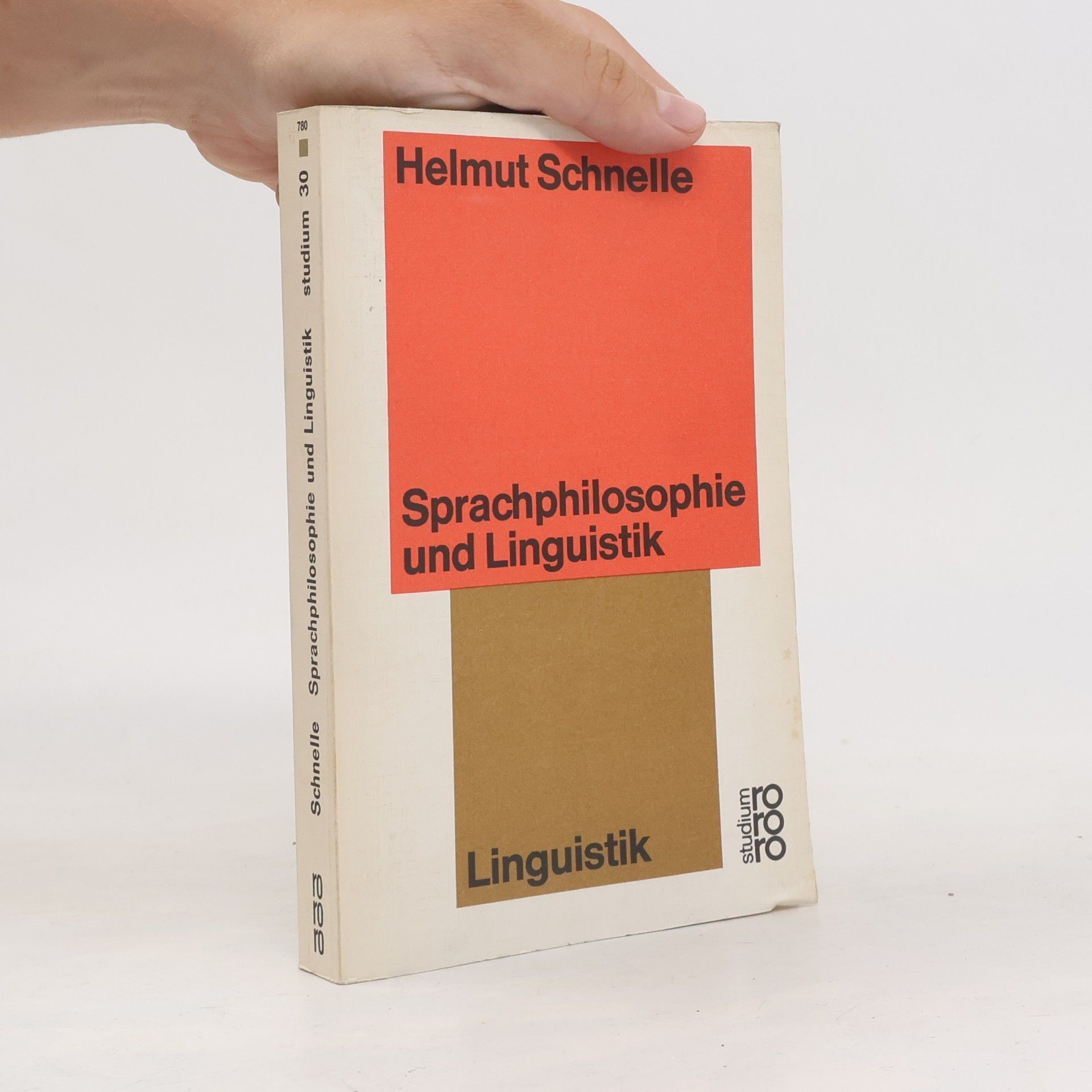 Helmut Schnelle Sprachphilosophie und Linguistik