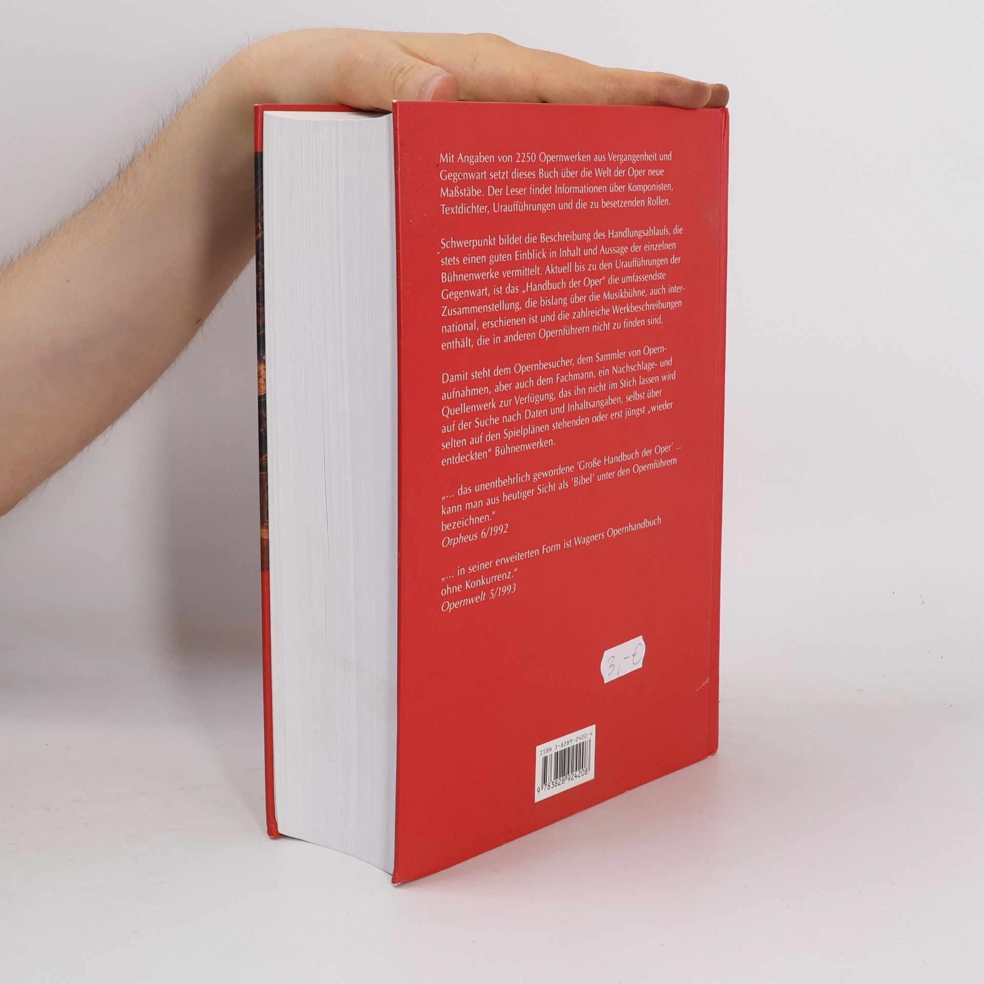 Heinz Wagner Das große Handbuch der Oper