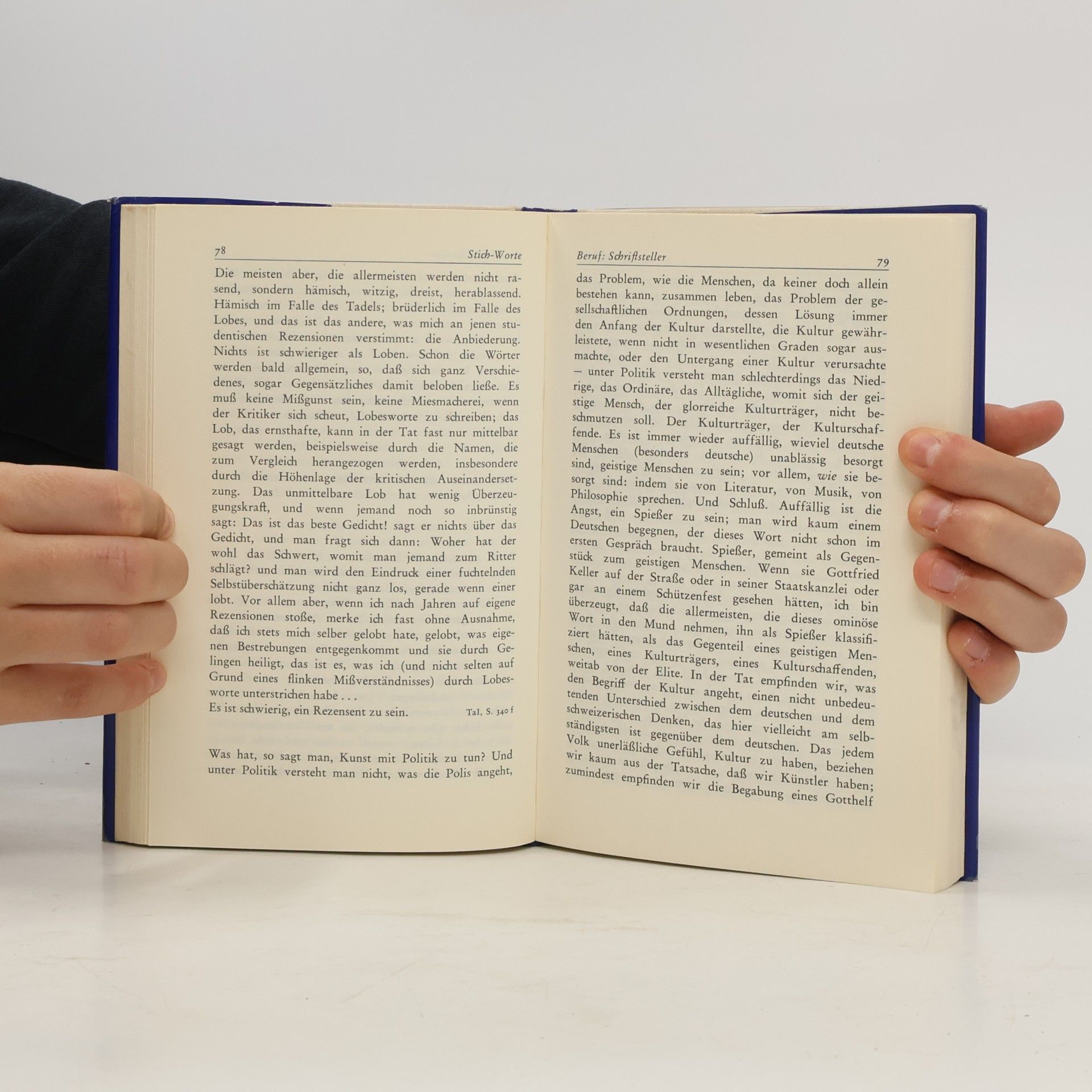 Max Frisch Stich-Worte