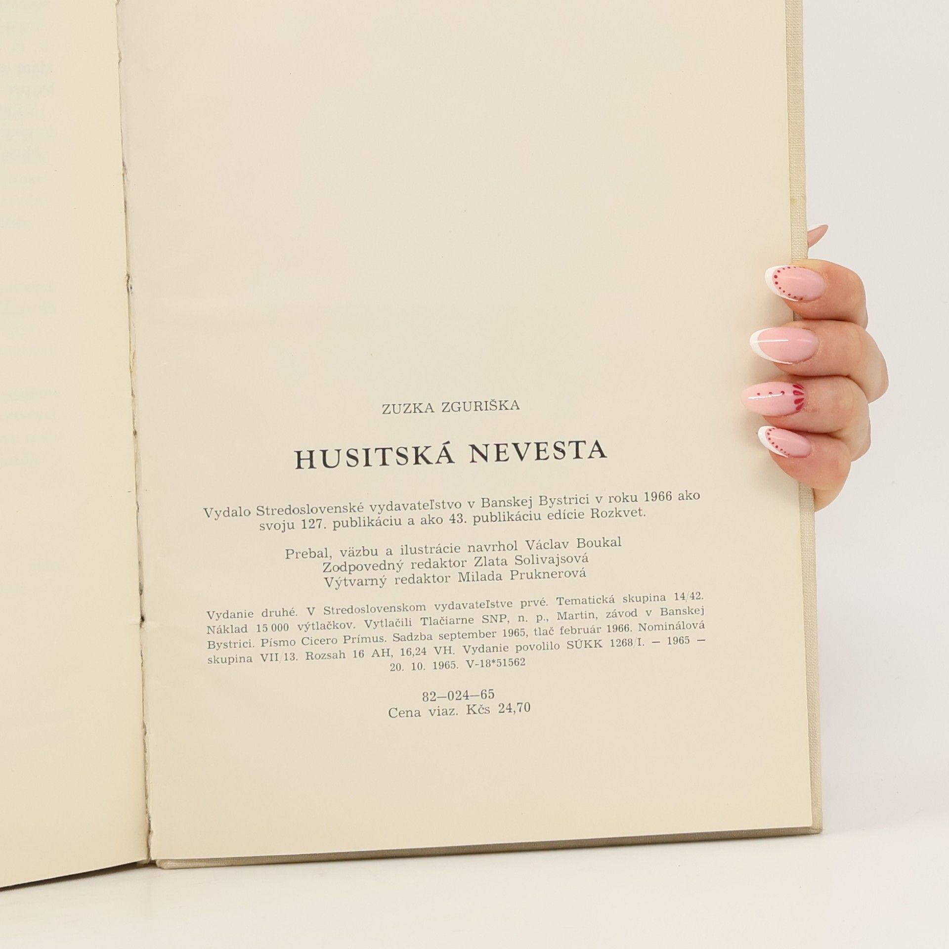 Zuzka Zguriška Husitská nevesta