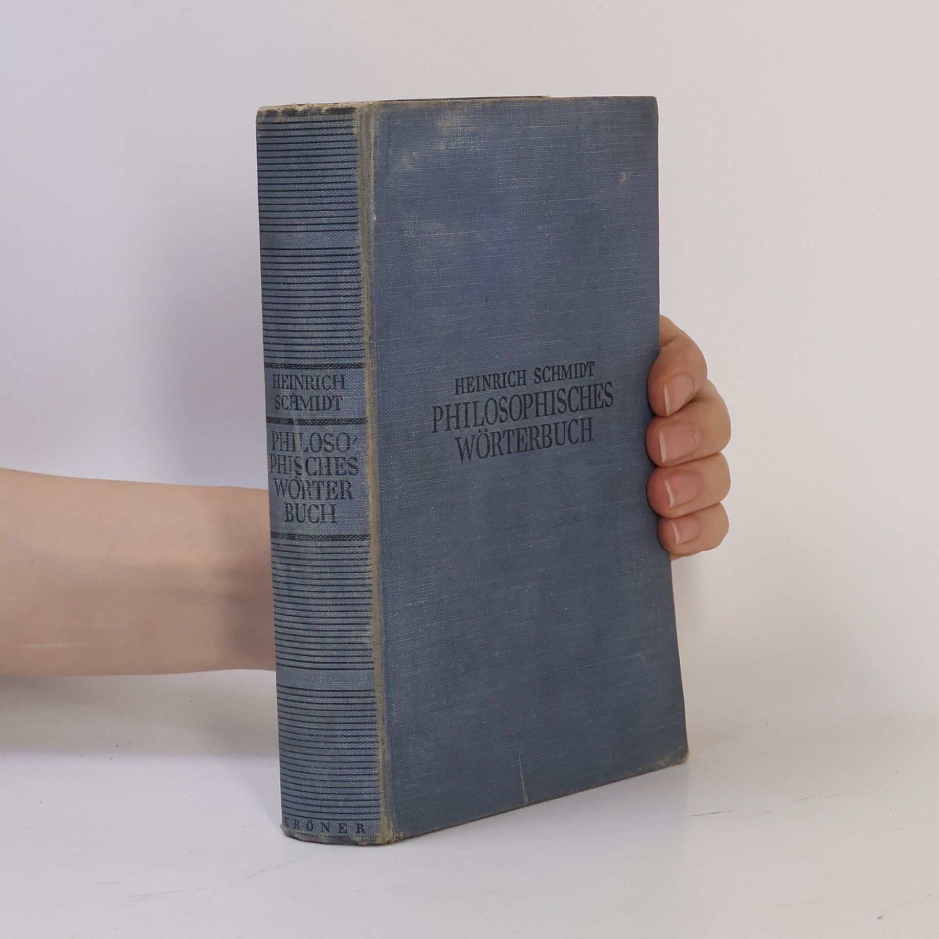 Heinrich Schmidt Philosophisches Wörterbuch