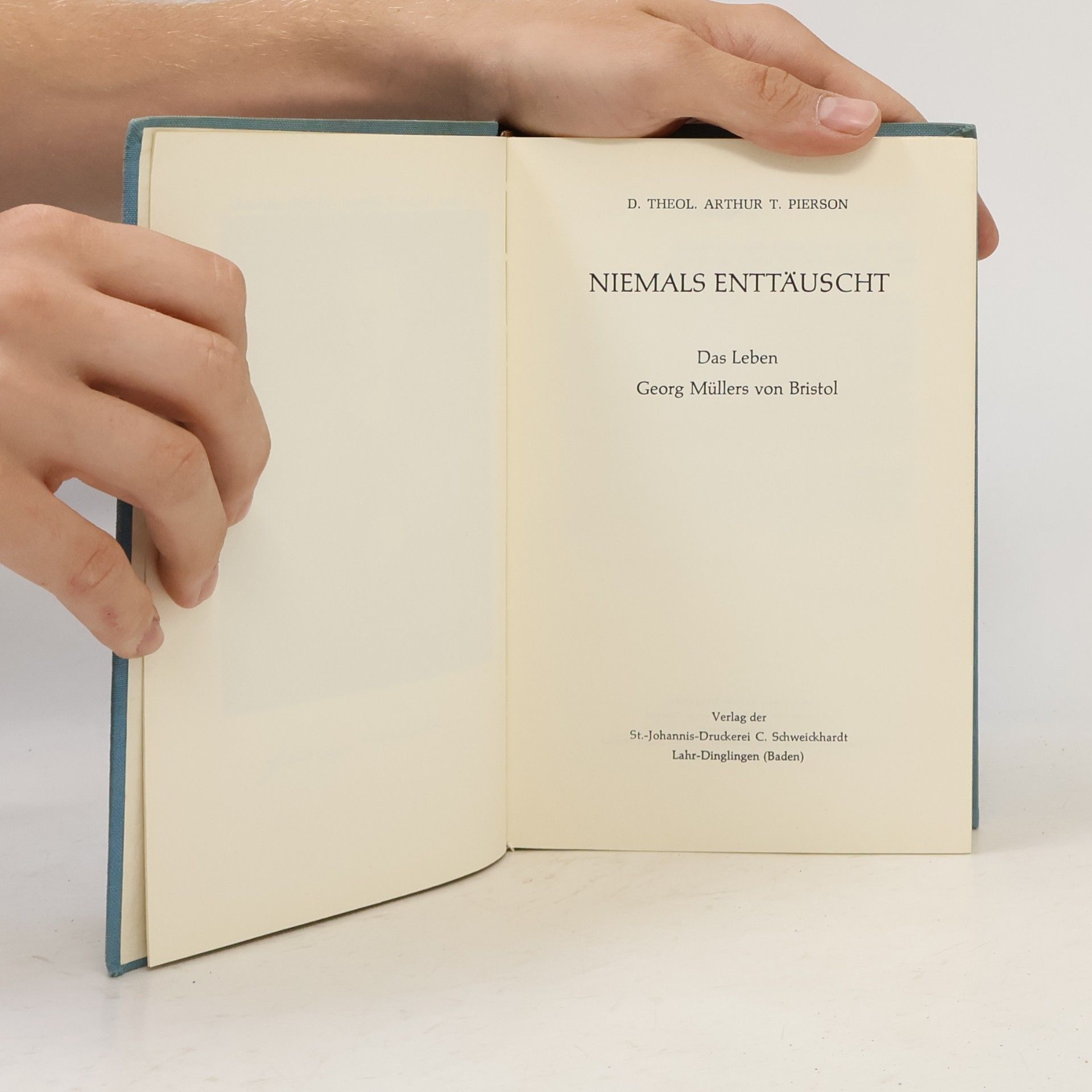 Arthur T. Pierson Niemals enttäuscht