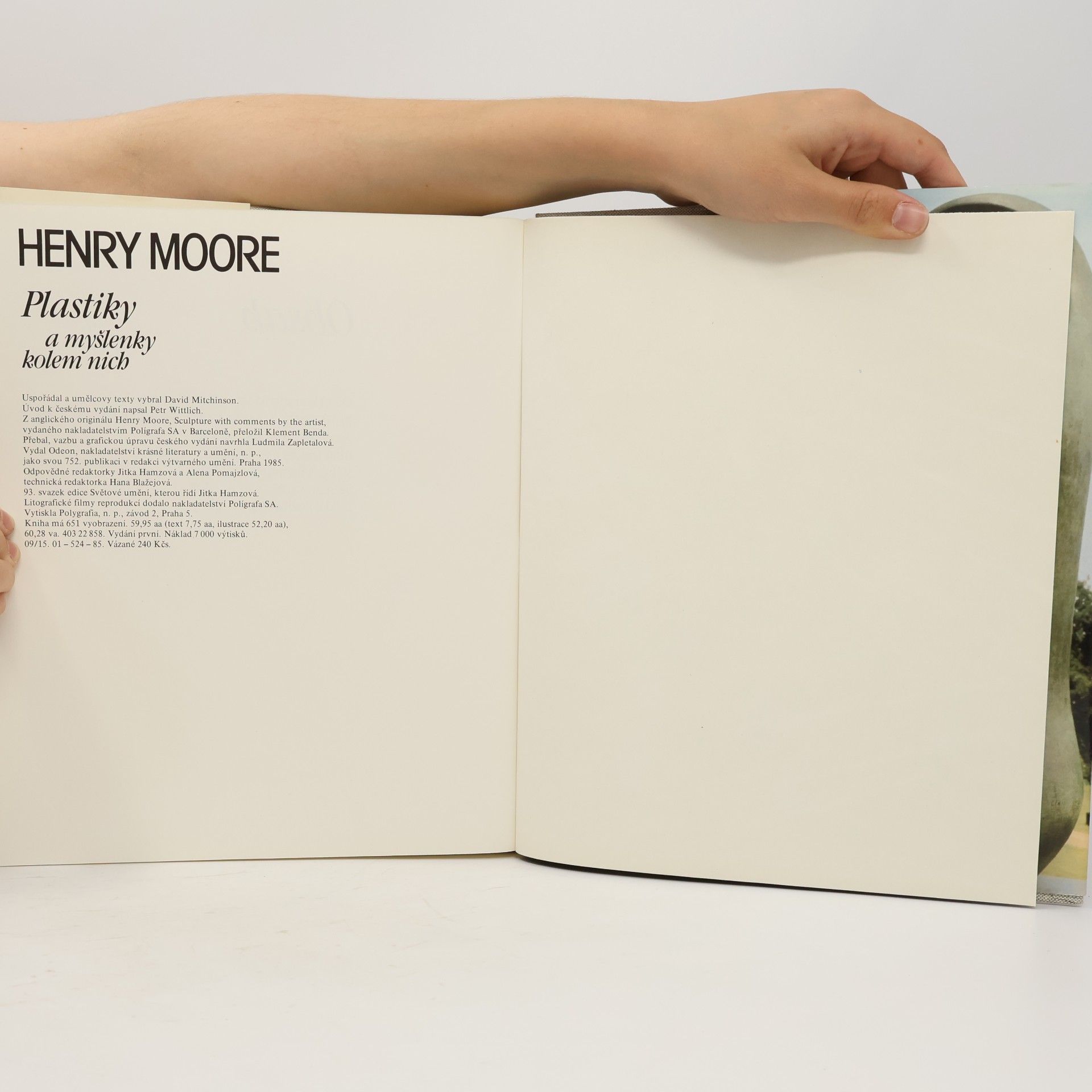 Henry Moore Henry Moore. Plastiky a myšlenky kolem nich
