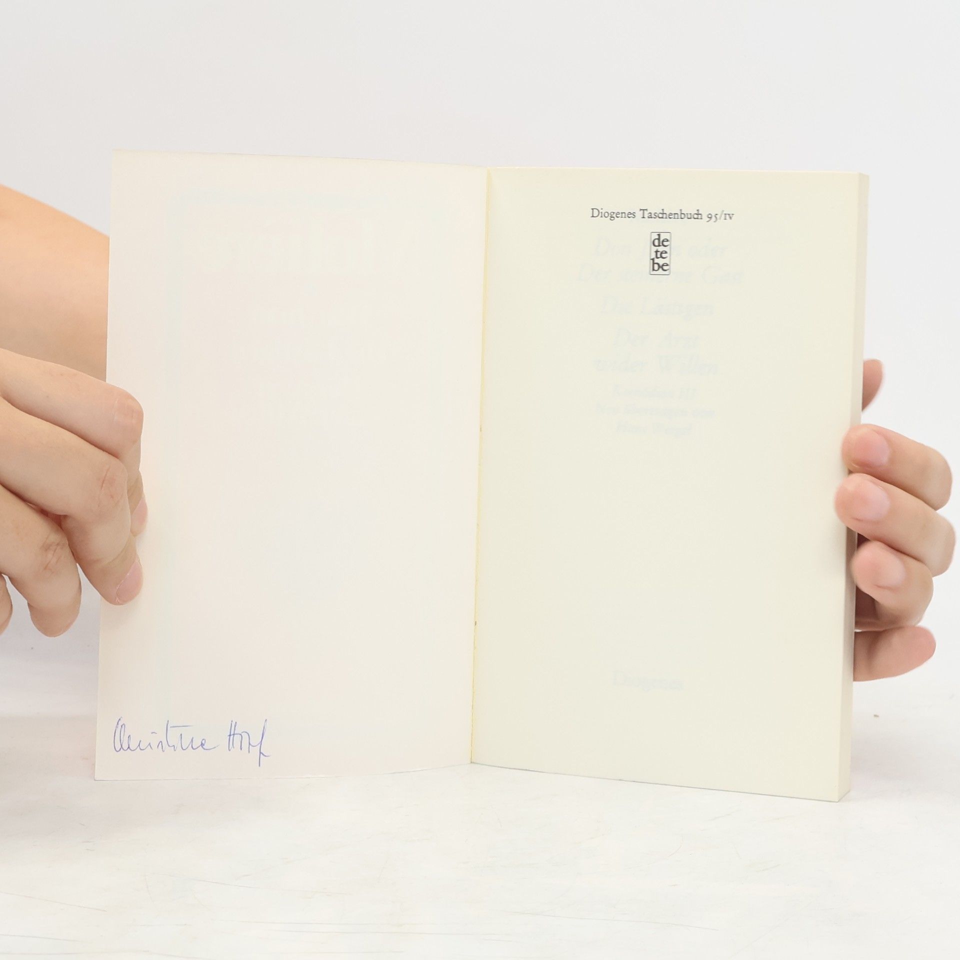 Molière Don Juan oder Der steinerne Gast. Die Lästigen. Der Arzt wider Willen. 3 Komödien. Neu übertr. v. Hans Weigel