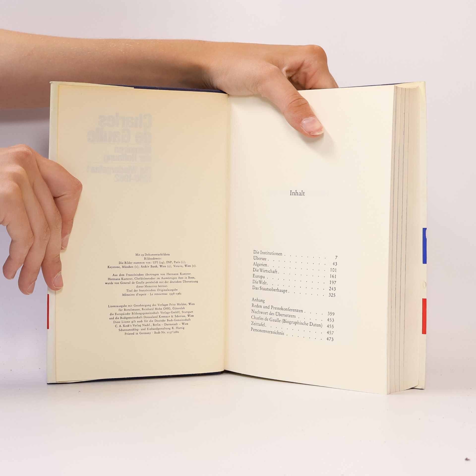 Charles de Gaulle Memoiren der Hoffnung