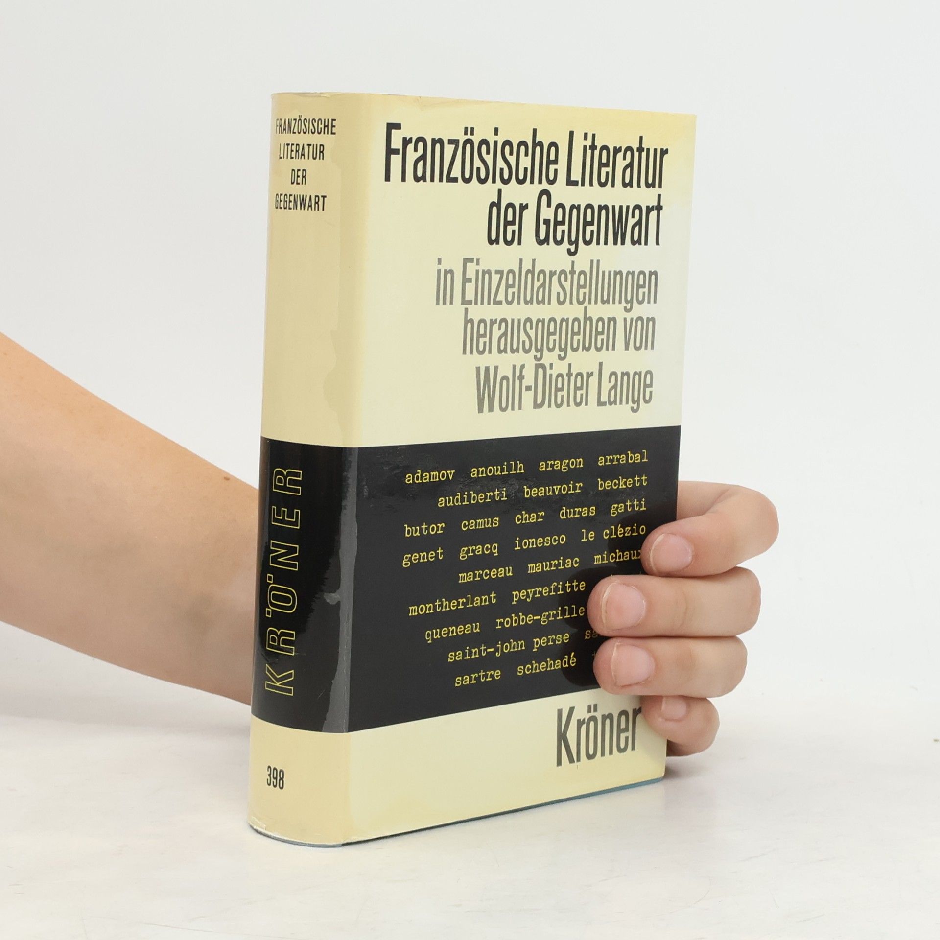 Wolf Dieter Lange Französische Literatur der Gegenwart
