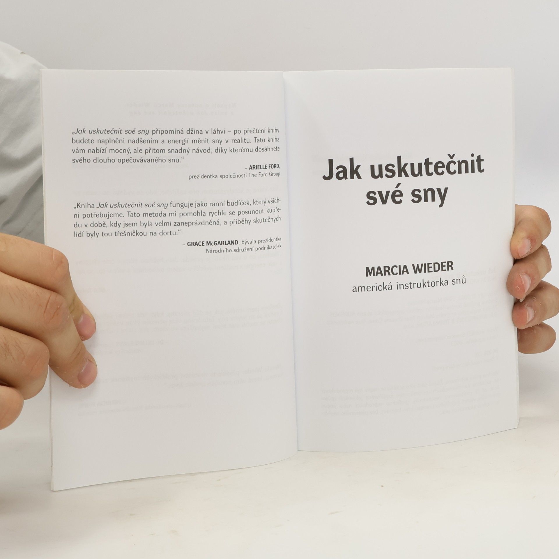 Marcia Wieder Jak uskutečnit své sny