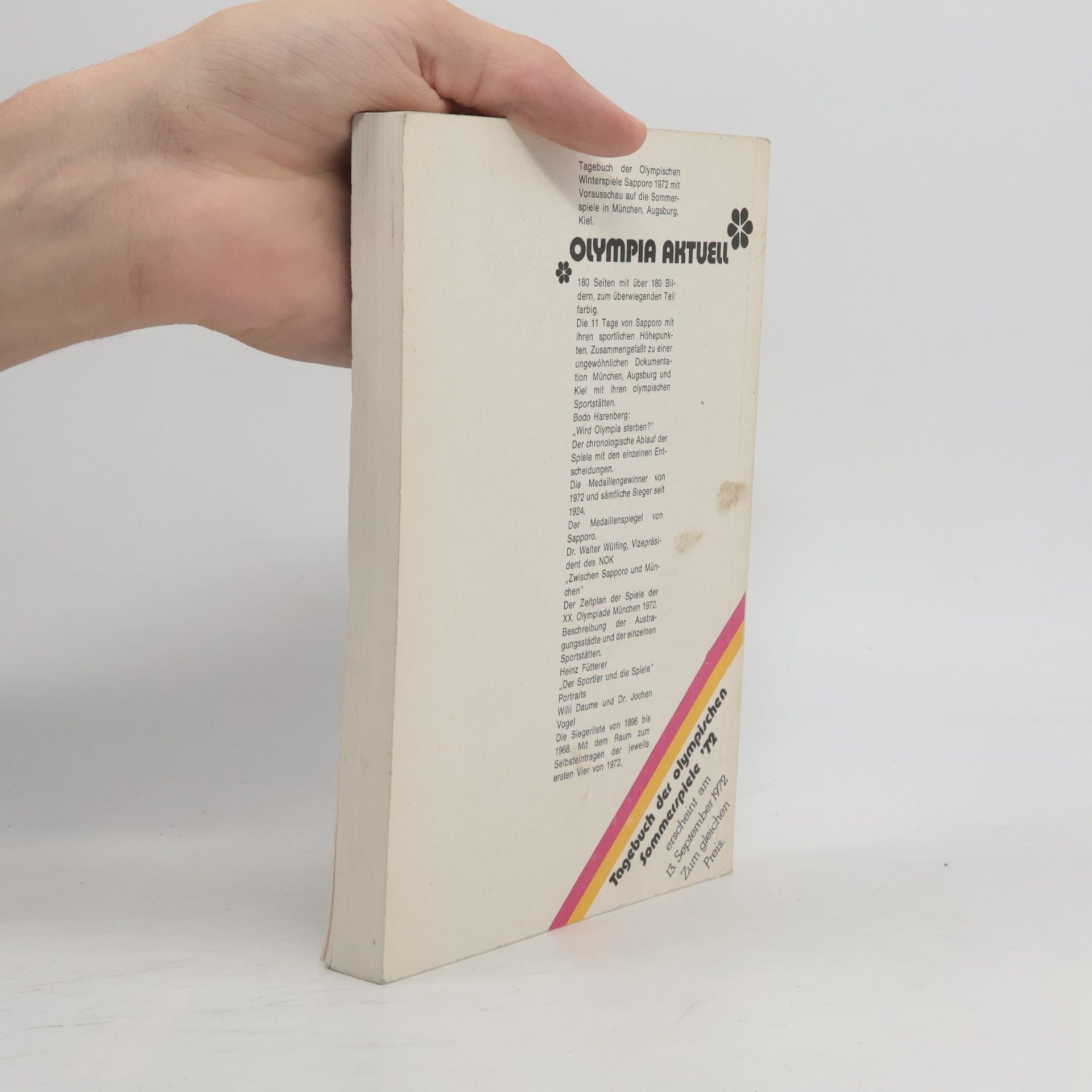 kolektiv Olympia Aktuell. Tagebuch der Olympischen Winterspiele Sapporo´72