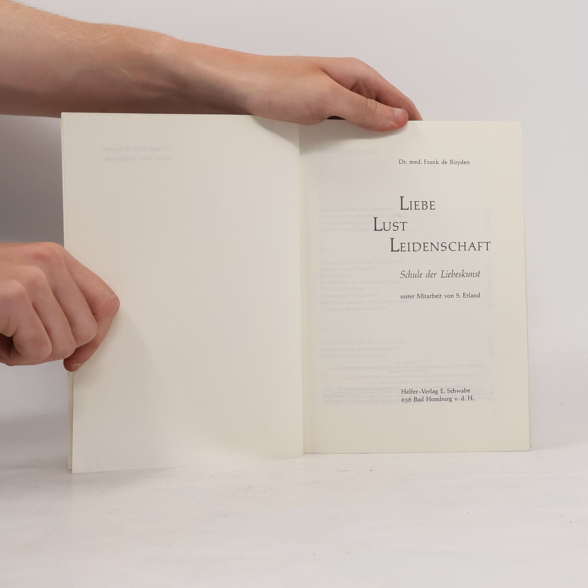Frank de Royden Liebe, Lust, Leidenschaft
