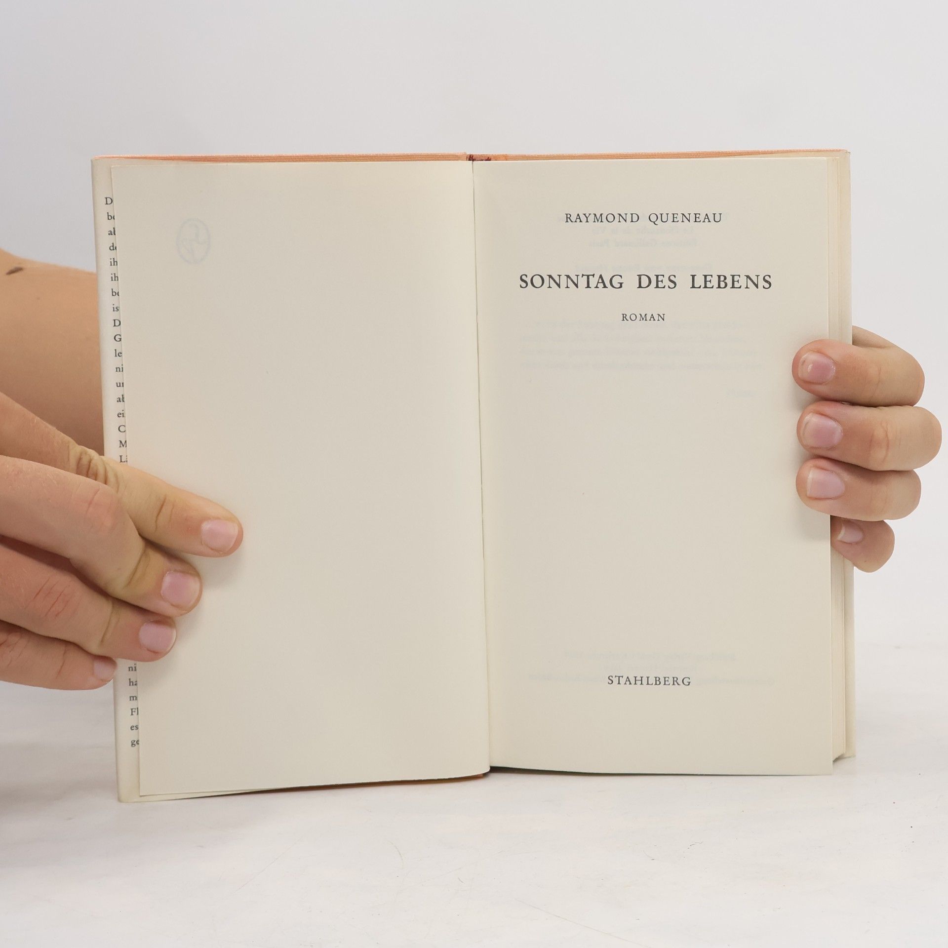 Raymond Queneau Sonntag des Lebens