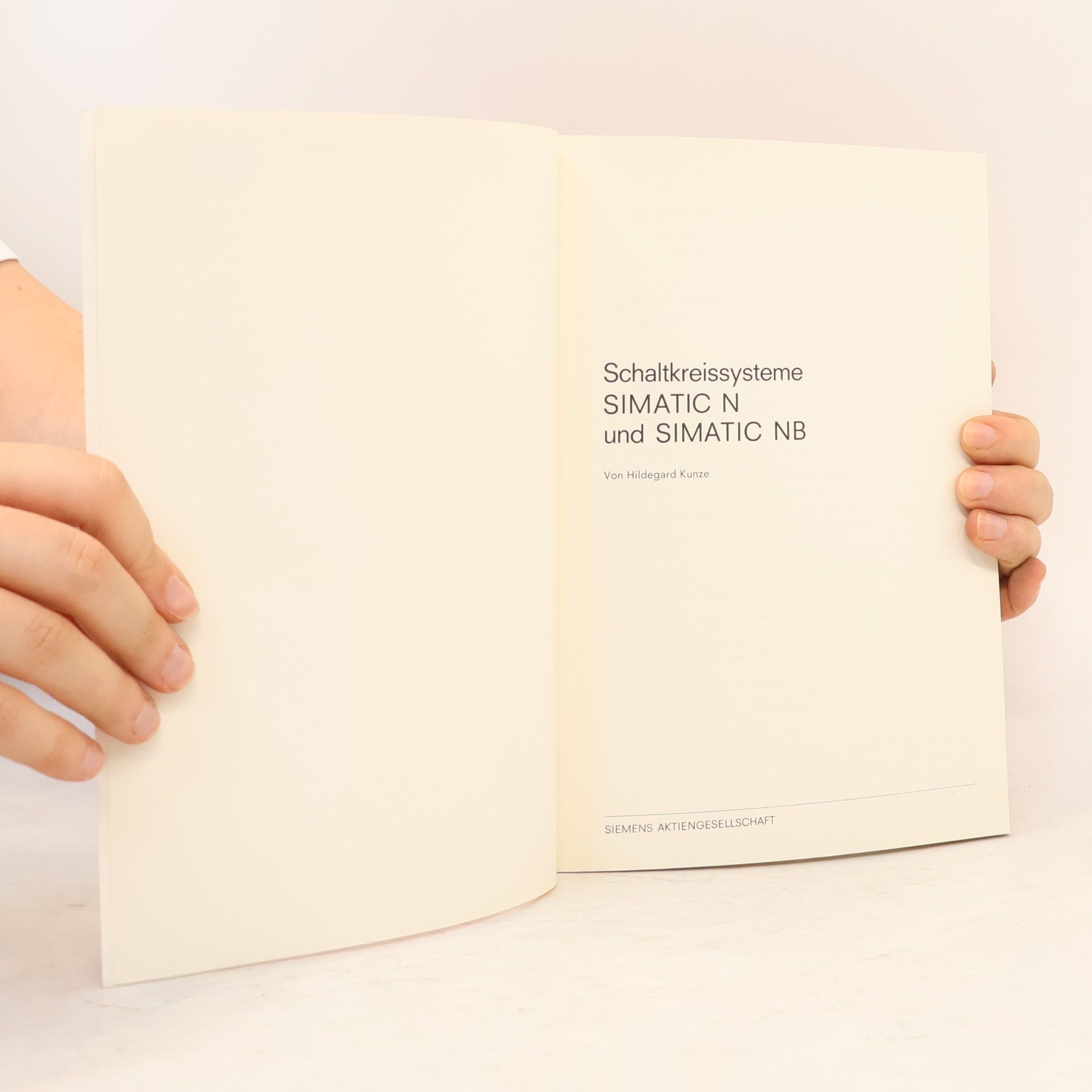Hildegard Kunze Schaltkreissysteme Simatic N und Simatic NB