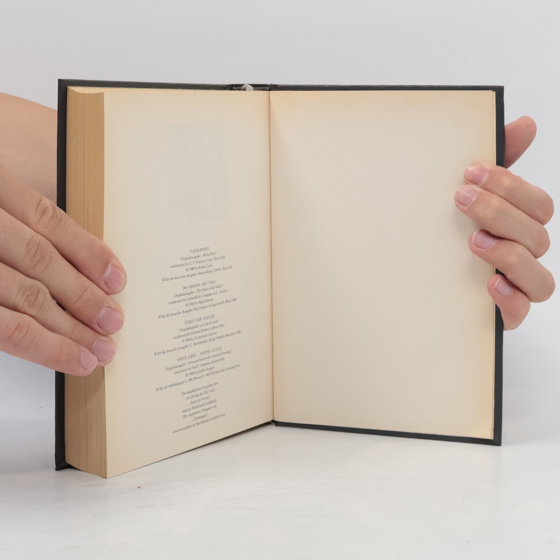 Dominique Lapierre Reader's Digest. Todesangst. Im Herzen des Tals. Stadt der Freude. Späte Liebe - Spätes Glück