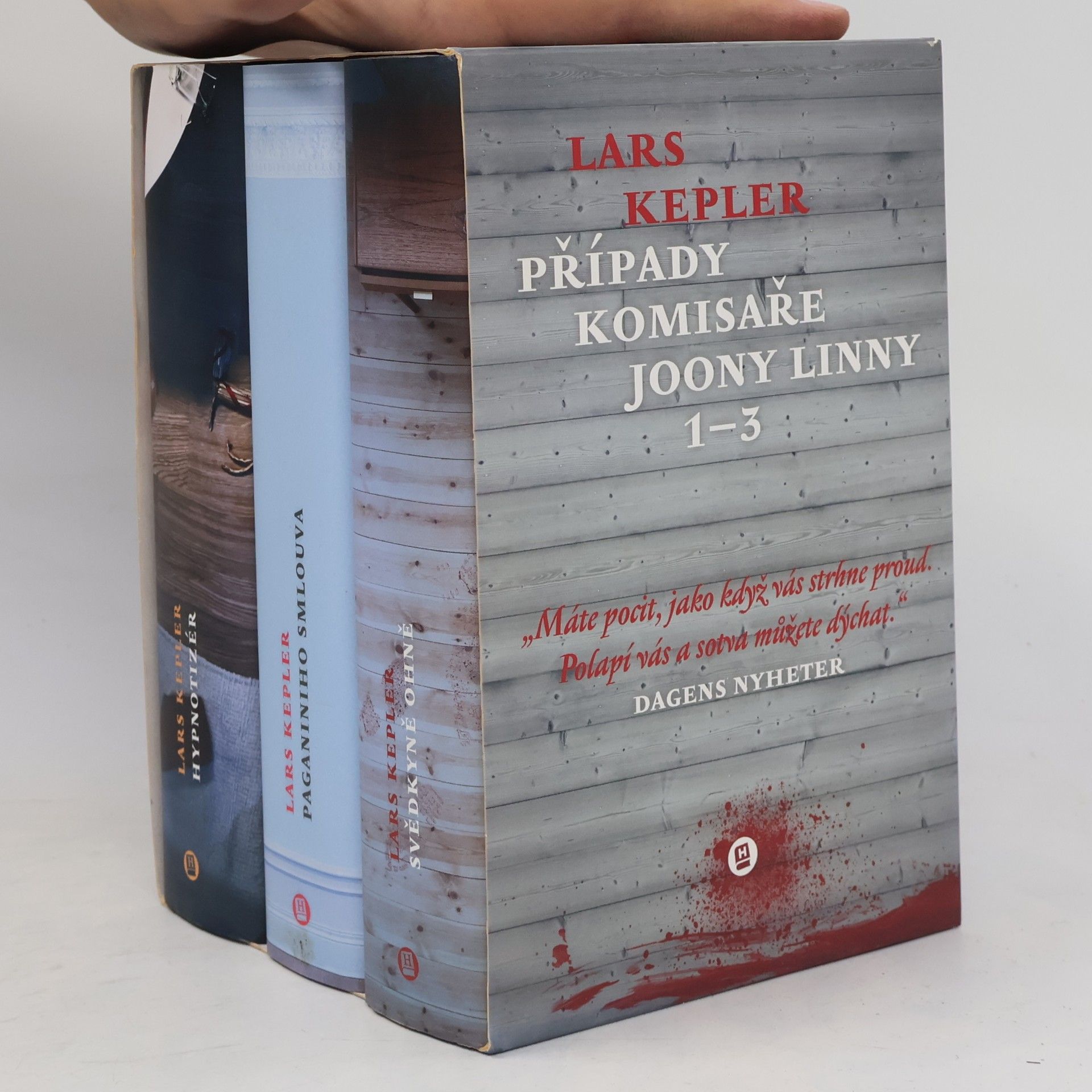 Lars Kepler Paganiniho smlouva. Svědkyně ohně. Hypnotizér