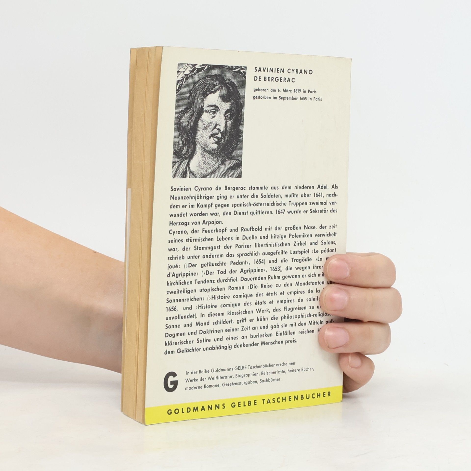 Savinien de Cyrano de Bergerac Die Reise zu den Mondstaaten und Sonnenreichen