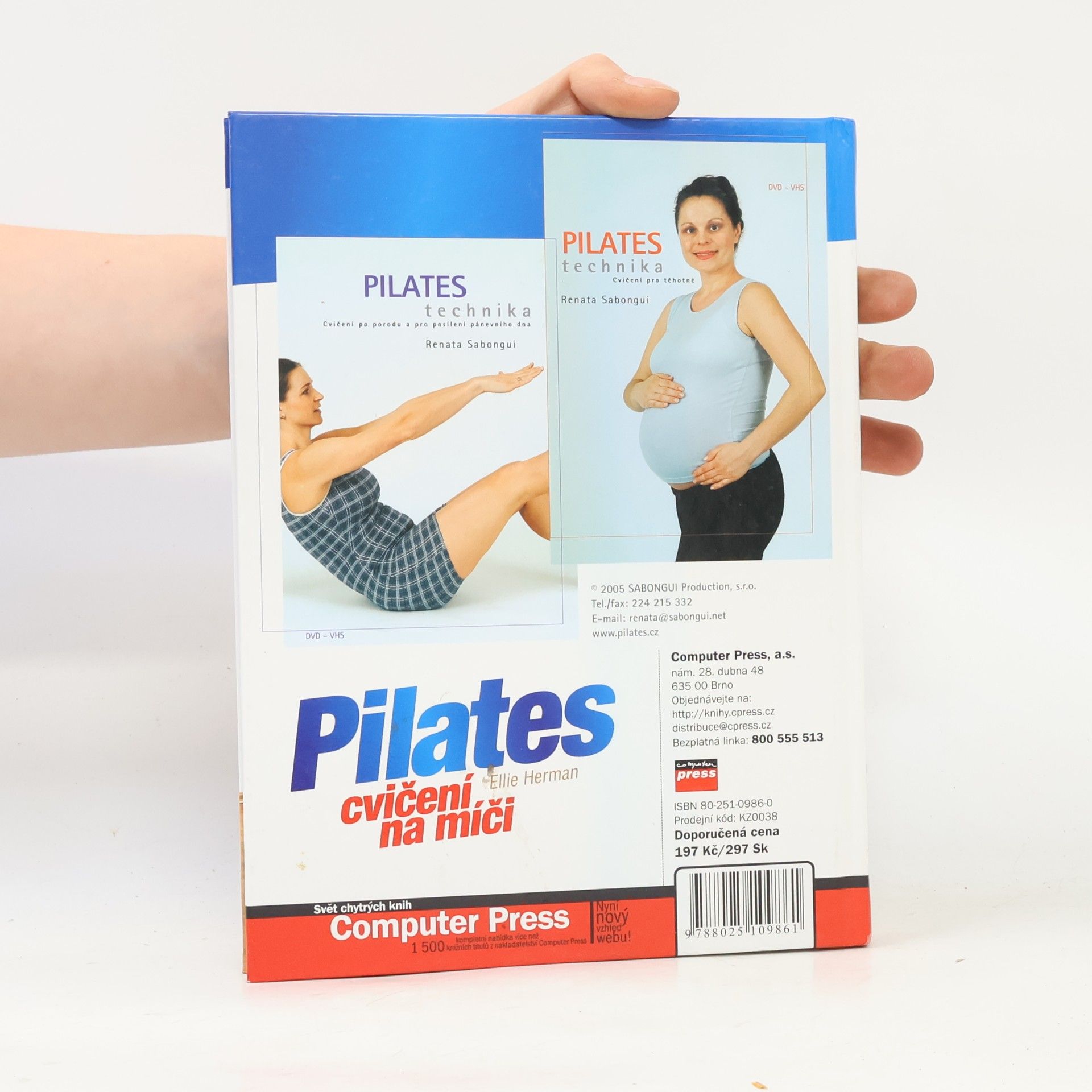 Ellie Herman Pilates cvičení na míči: Jak si zpevnit a zformovat celou postavu