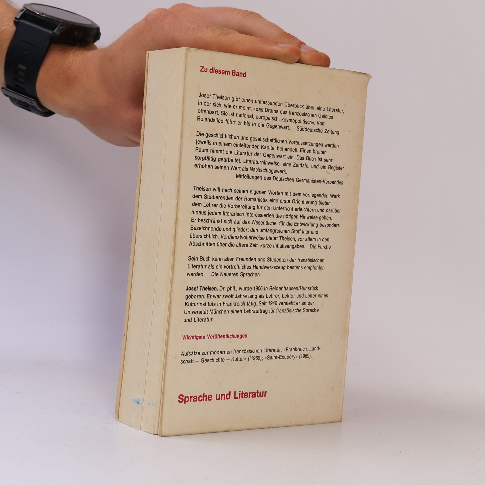 Josef Theisen Sprache und Literatur - 11: Geschichte der französischen Literatur