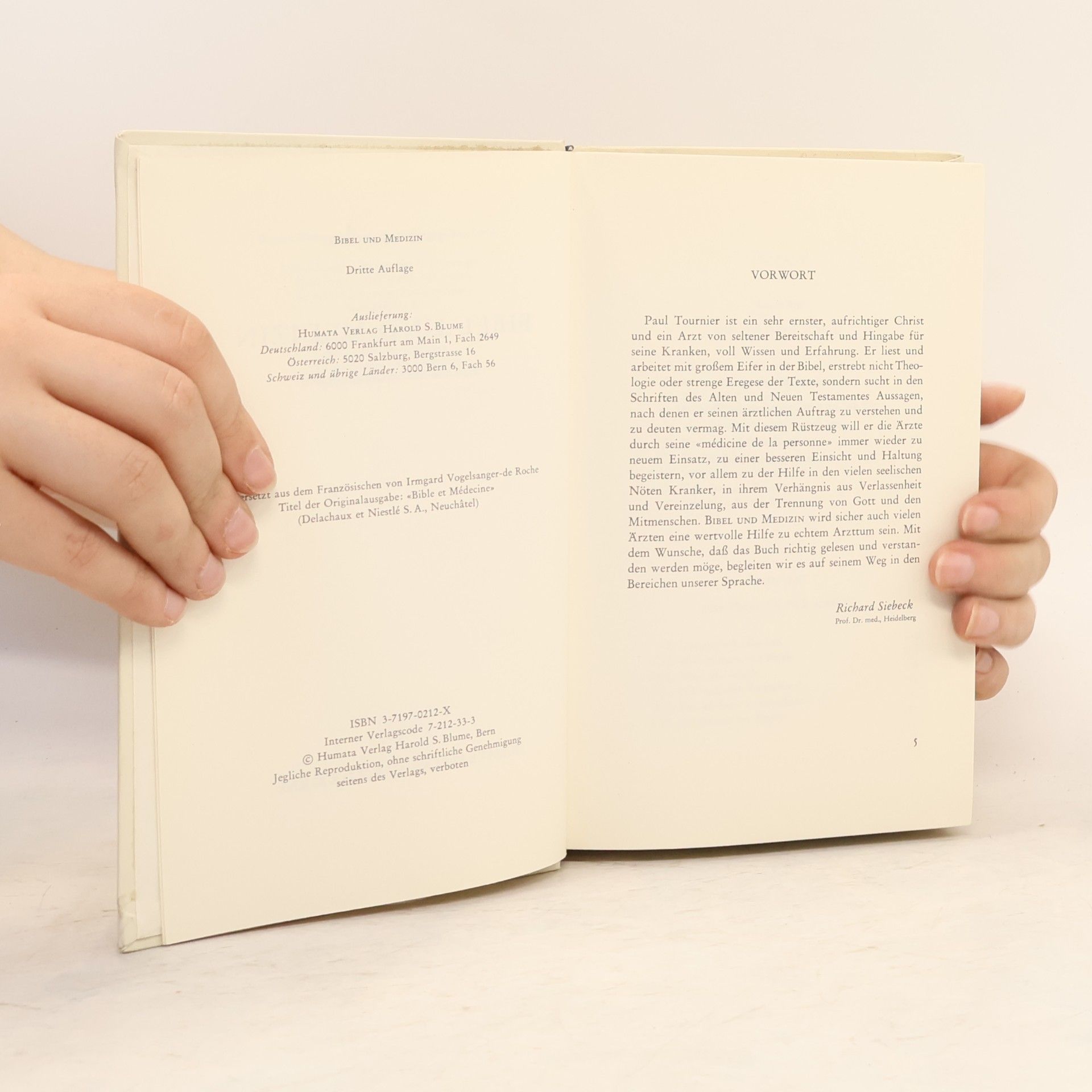 Paul Tournier Bibel und Medizin