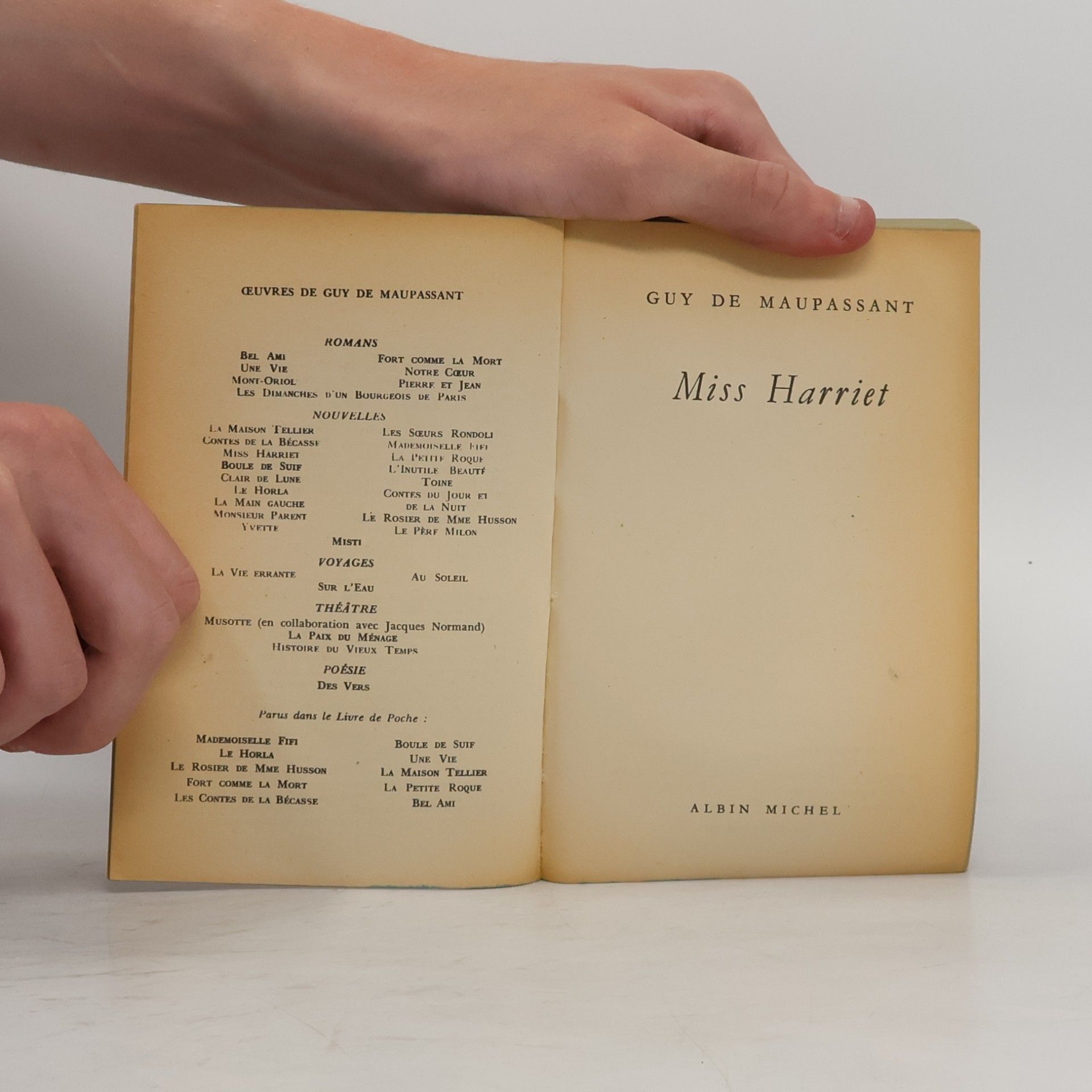 Guy de Maupassant Miss Harriet