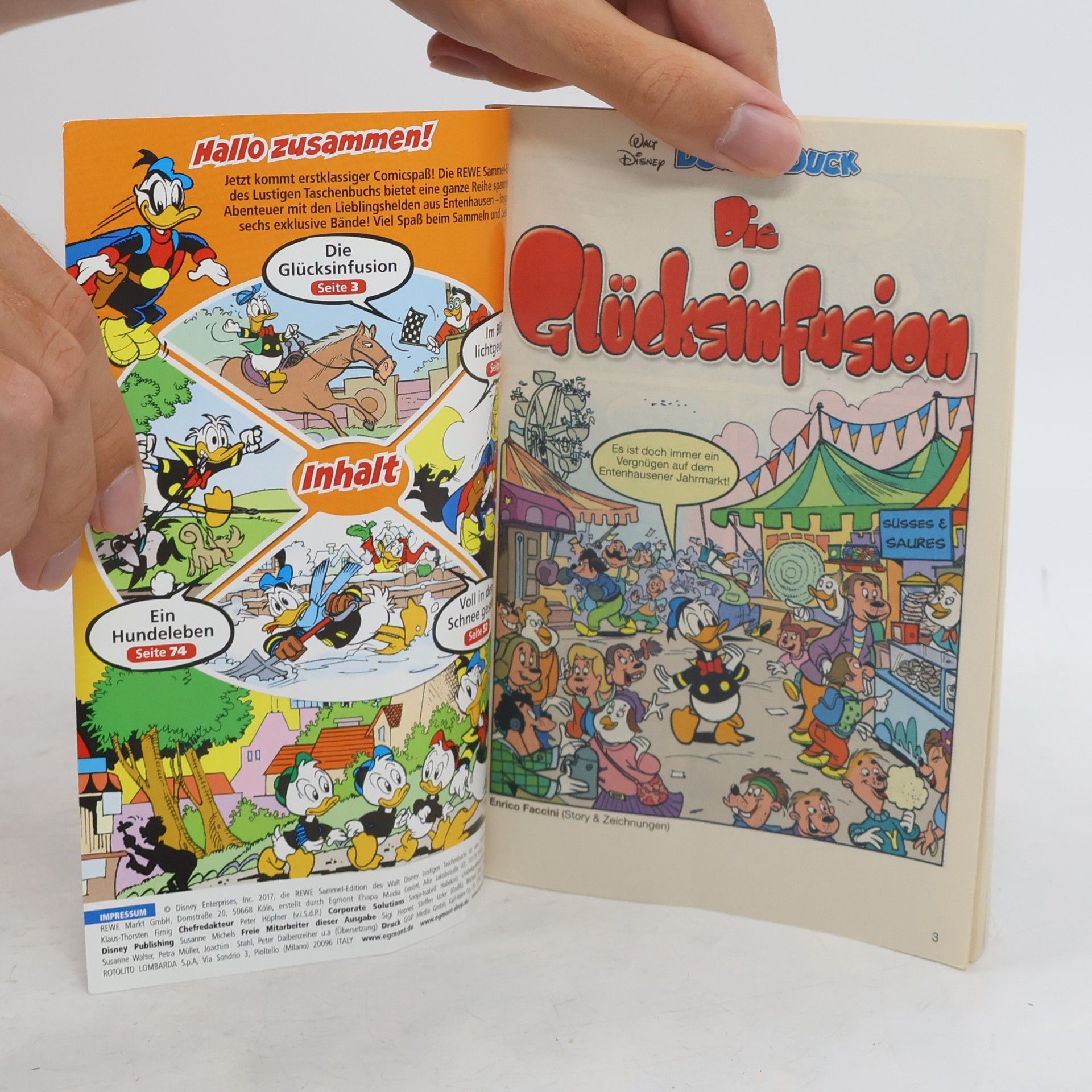 Walt Disney Lustiges Taschenbuch. Die Glucksinfusion