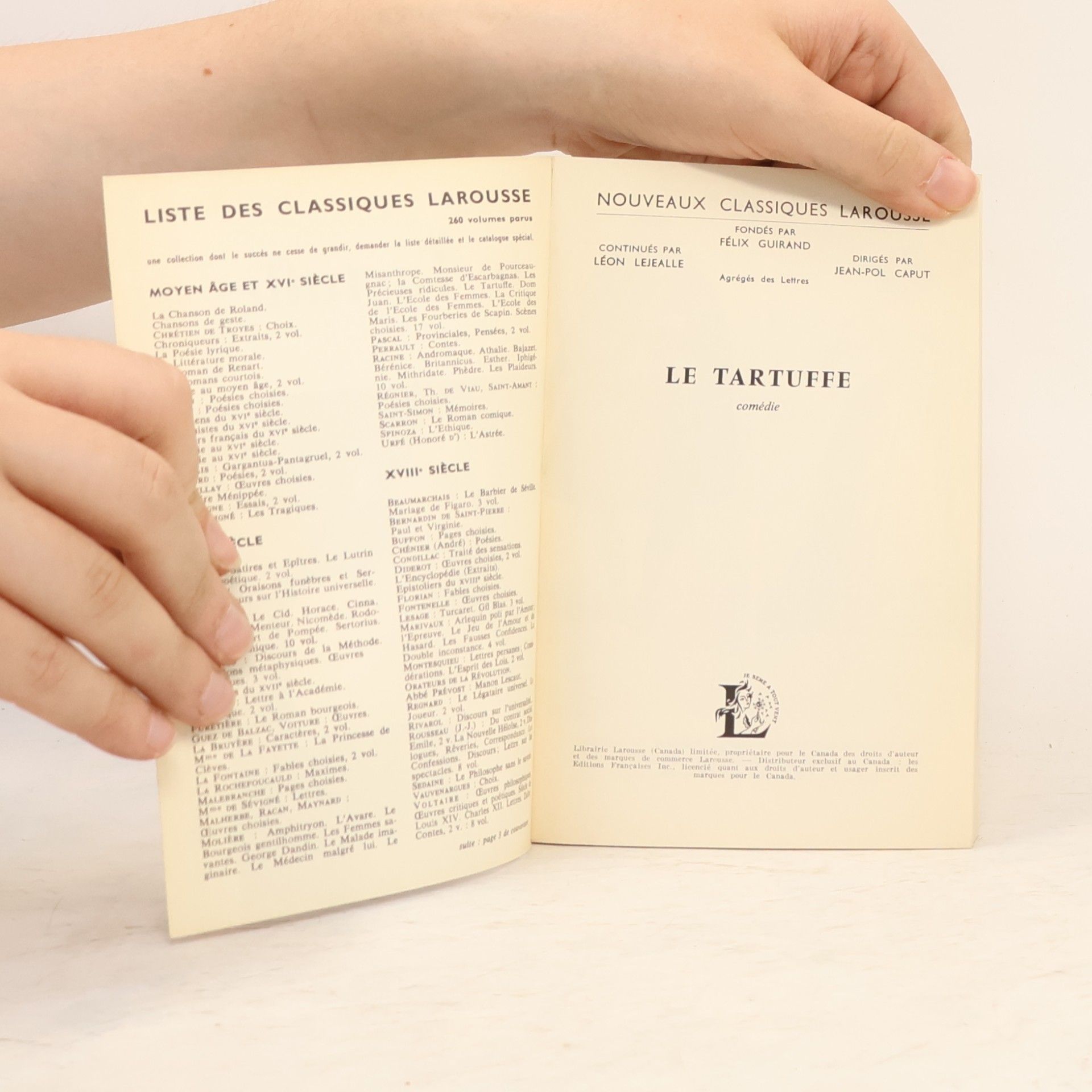 Molière Le Tartuffe