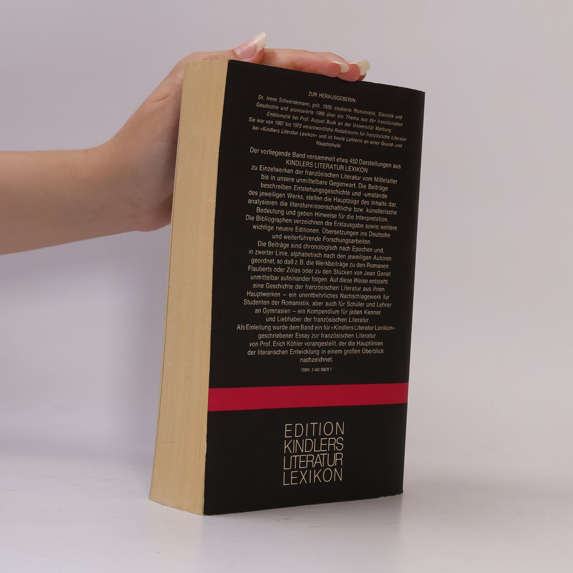 Irene Schwendemann Hauptwerke der französischen Literatur