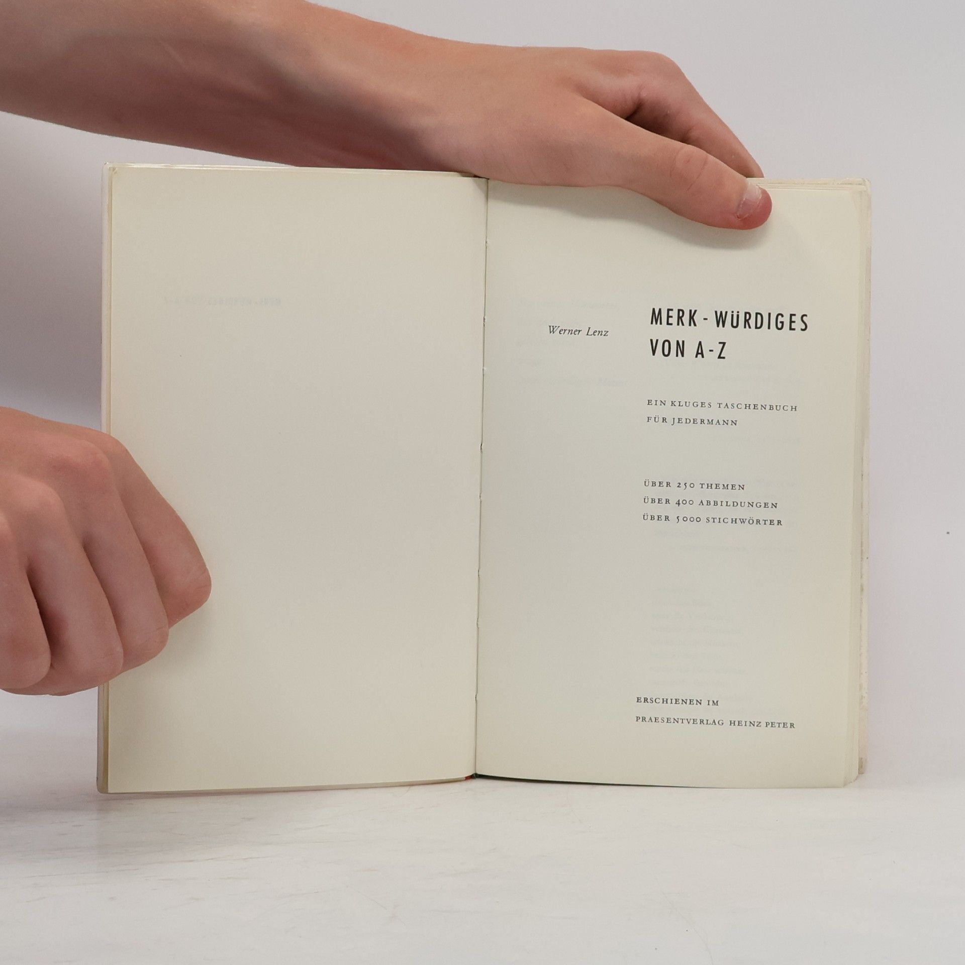 Various authors Merk-Würdiges von A-Z