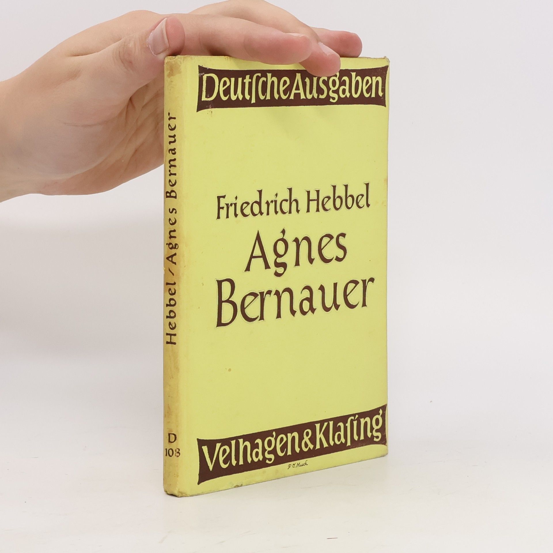 Christian Friedrich Hebbel Agnes Bernauer