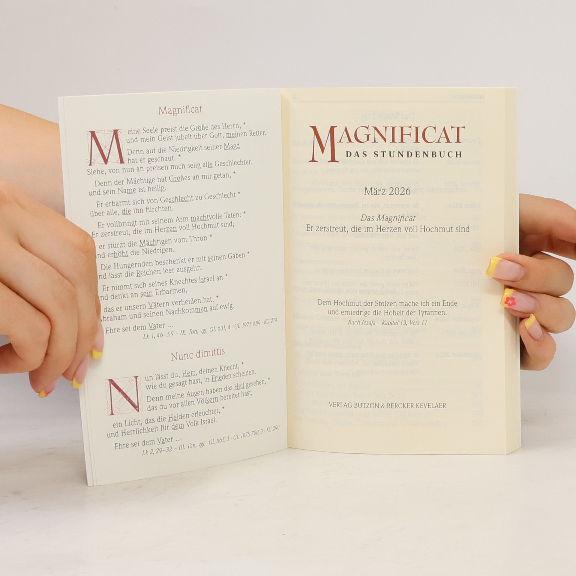 AA.VV. Magnificat das Stundenbuch. März 2026