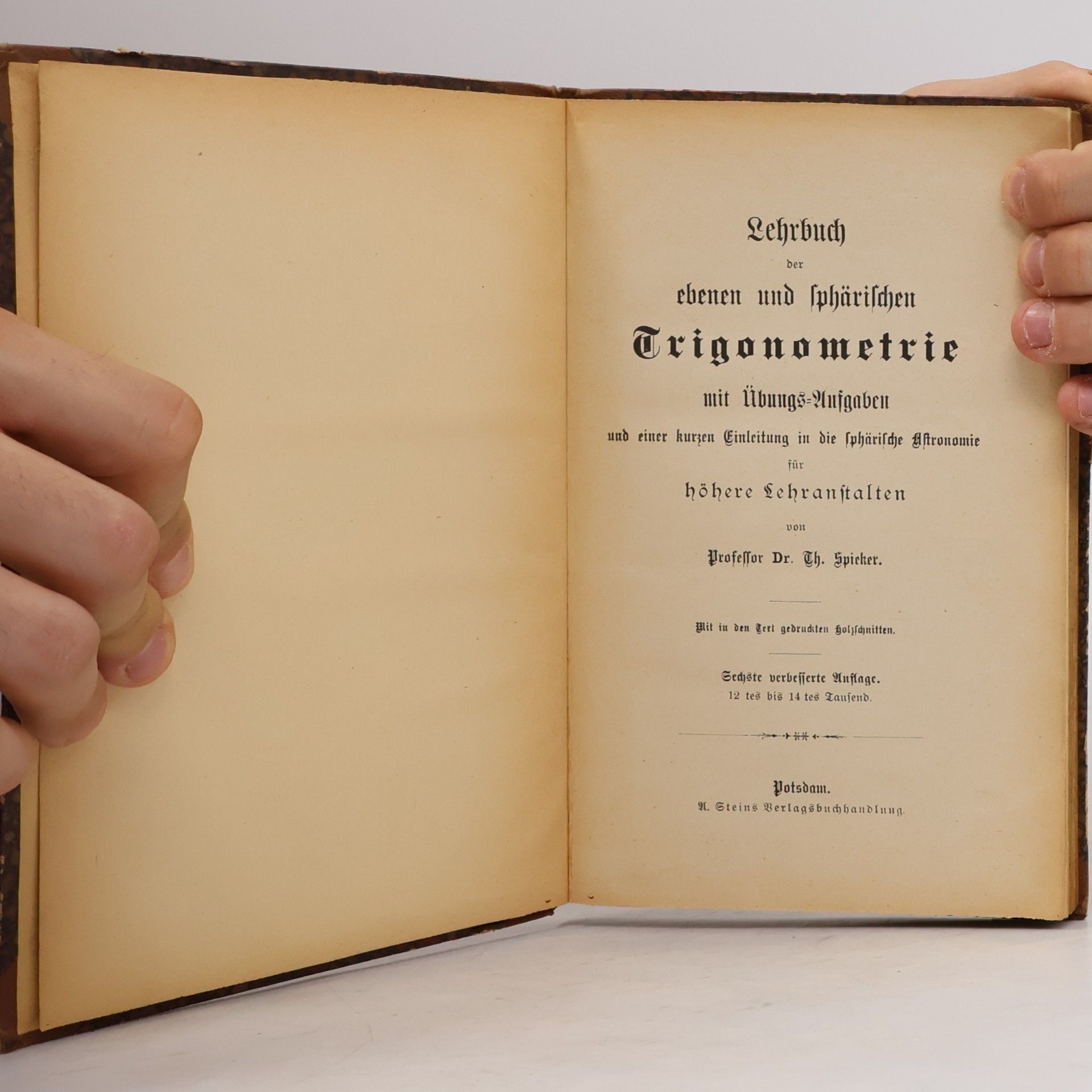Autorenkollektiv Lehrbuch der ebenen und sphärischen Trigonometrie