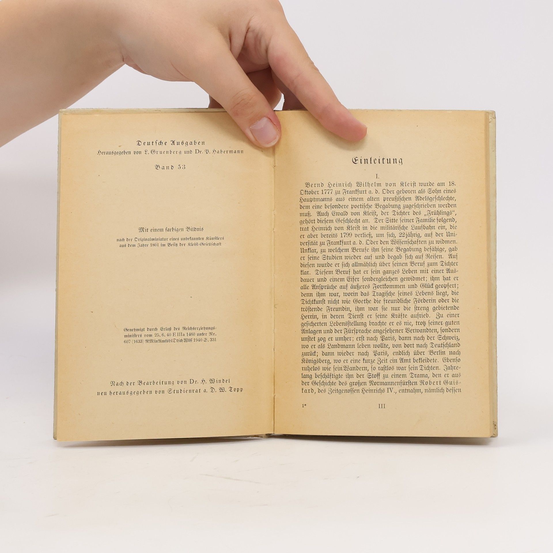 Heinrich von Kleist Die Hermannschlacht