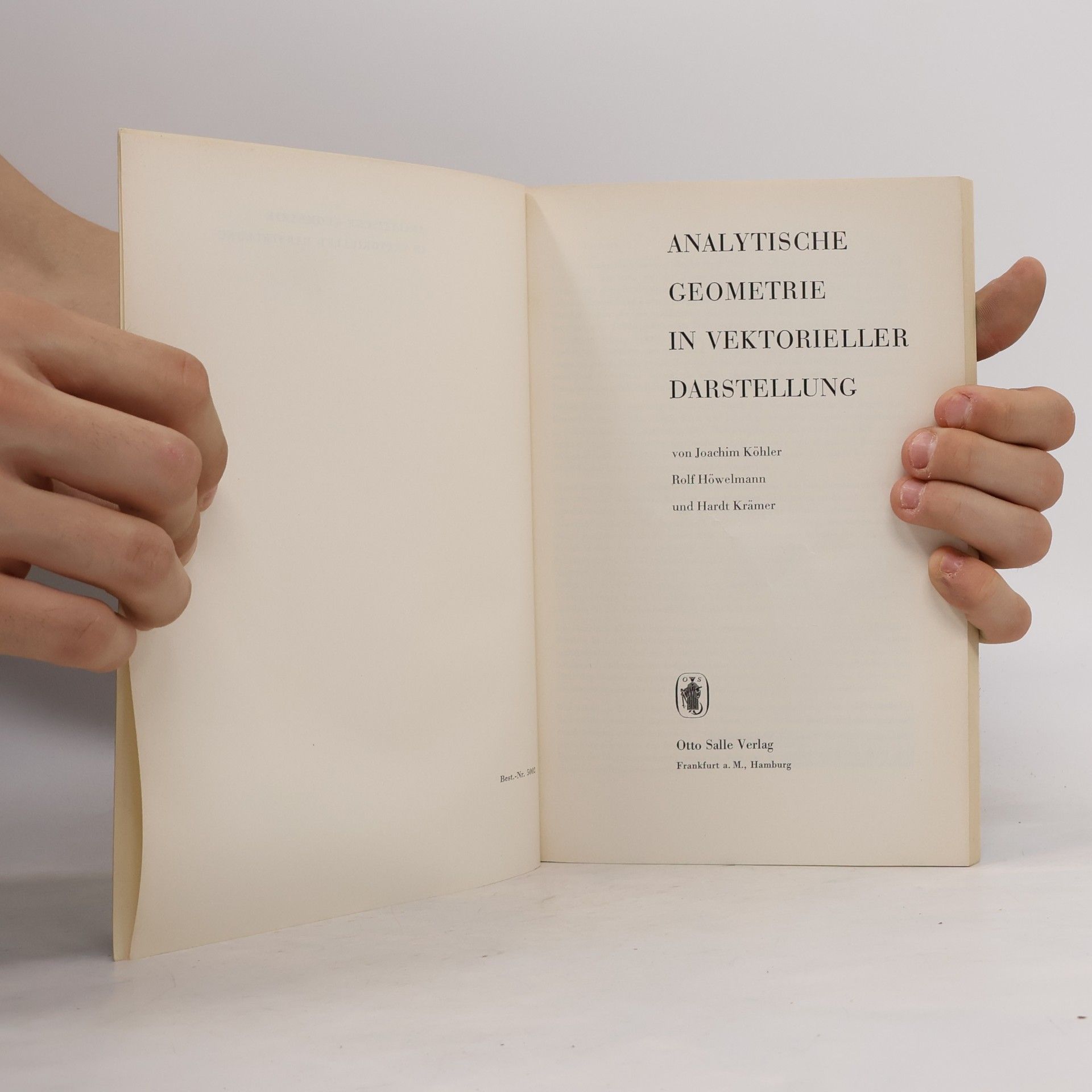 Collectif d'auteurs Analytische Geometrie in vektorieller Darstellung