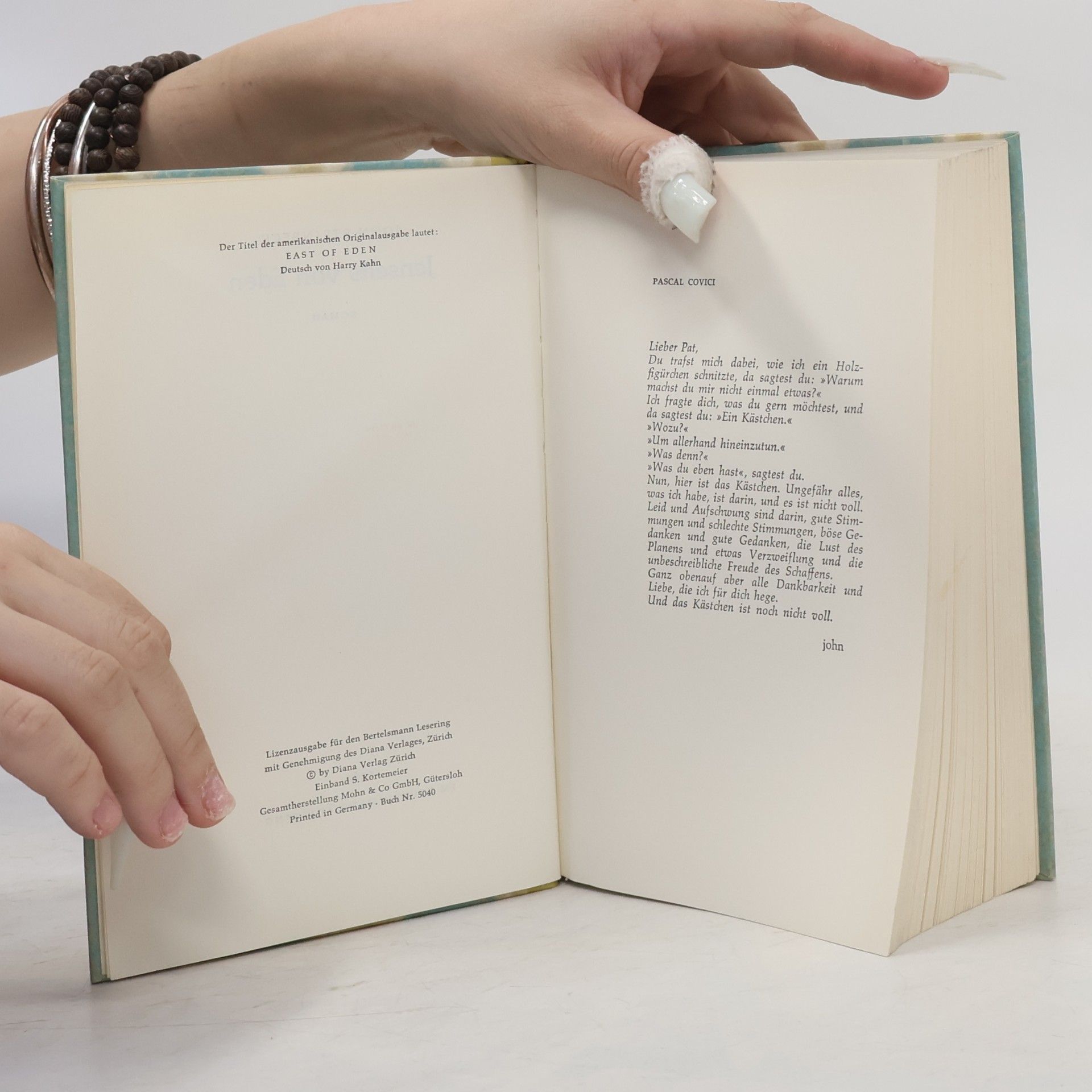 John Steinbeck Jenseits von Eden