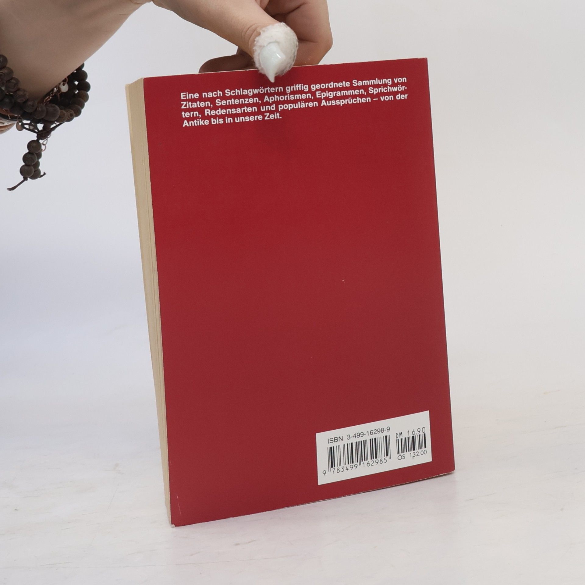 Richard Zoozmann rororo-Zitatenschatz der Weltliteratur