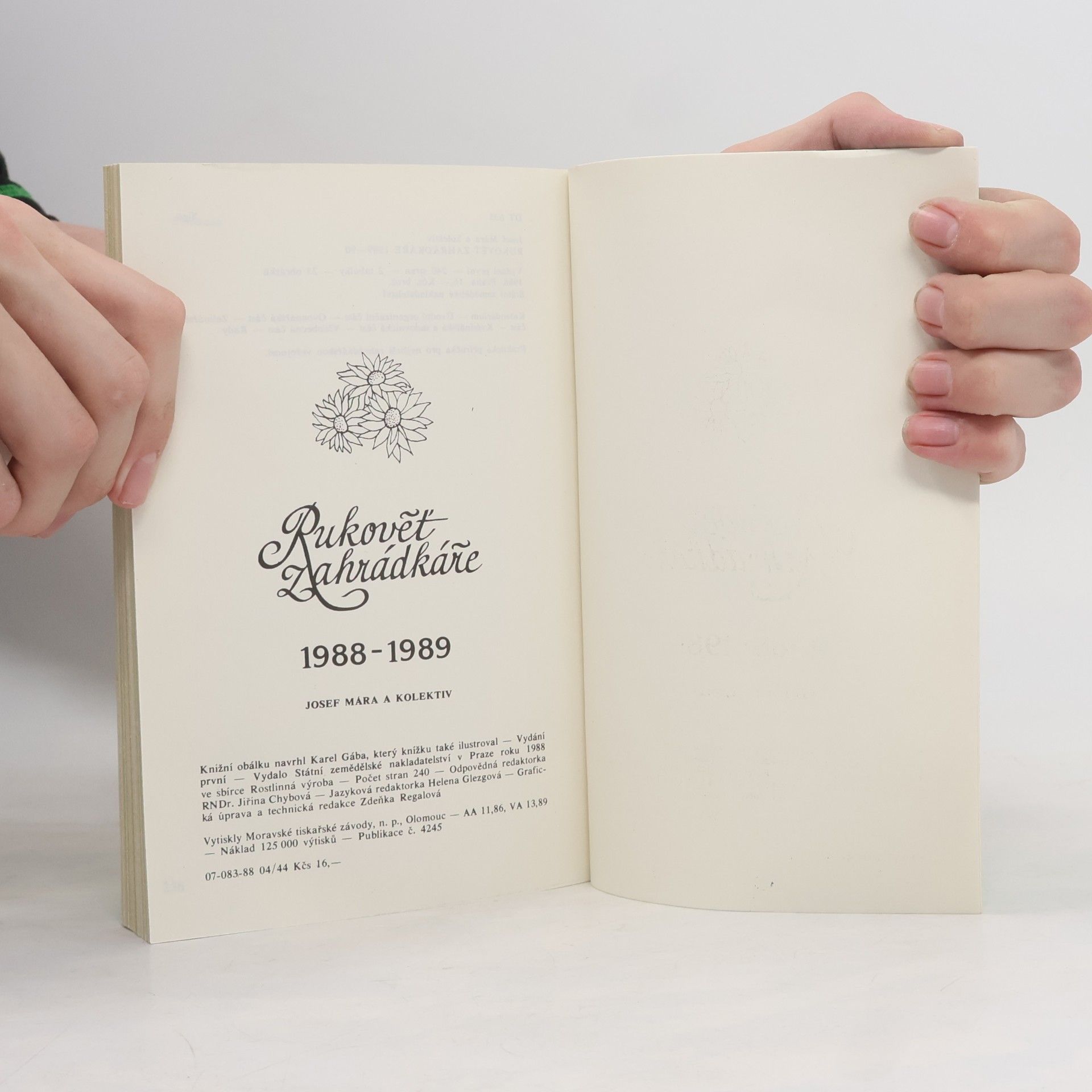 Kolektiv autorů Rukověť zahrádkáře 1989-1990
