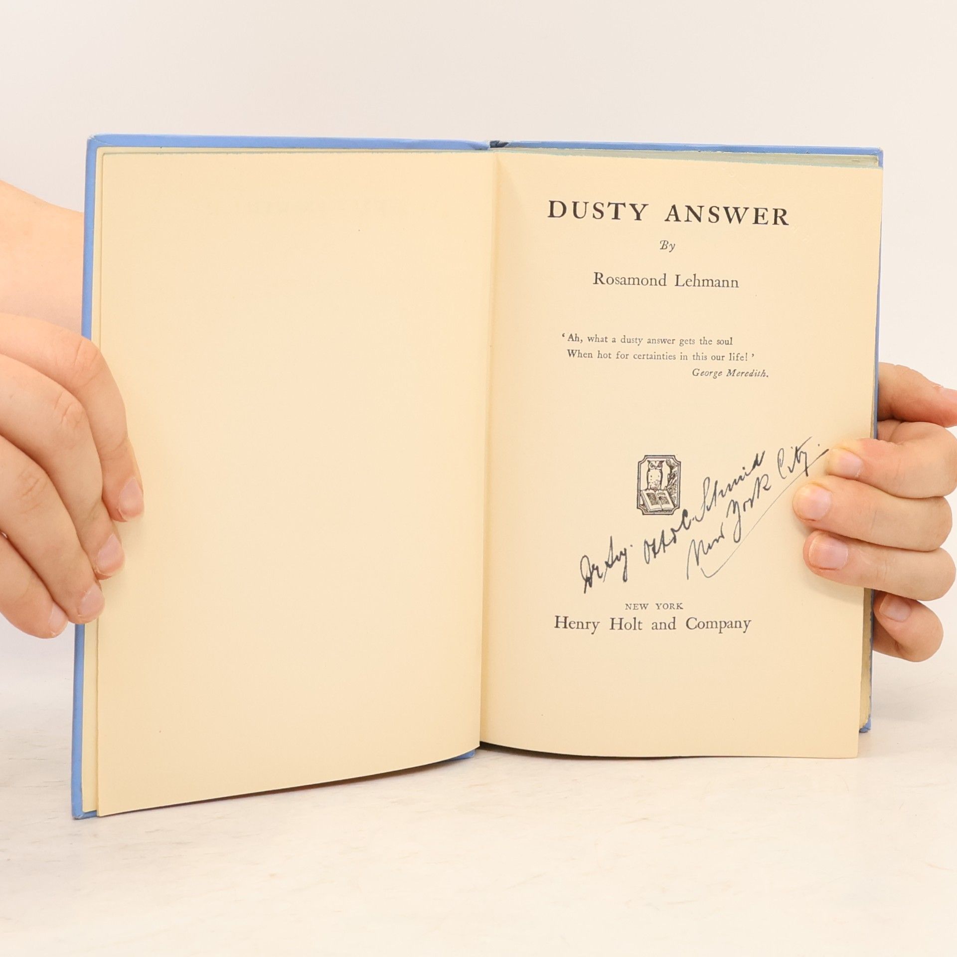 Rosamond Lehmann Dusty Answer