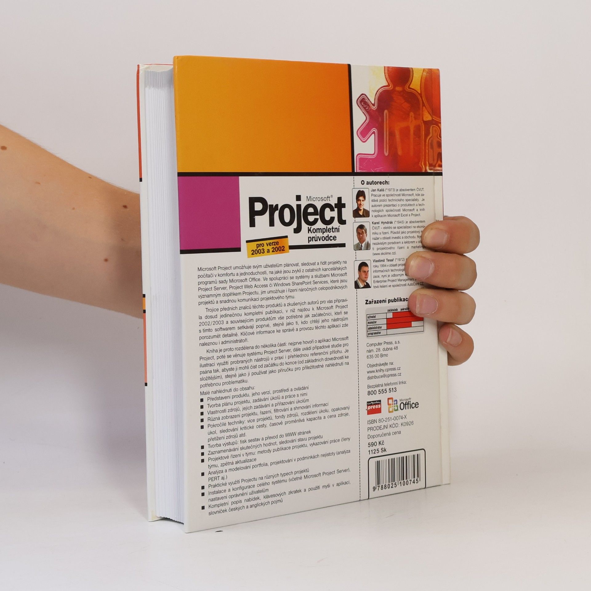 Jan Kališ Microsoft Project. Kompletní průvodce pro verze 2003 a 2002