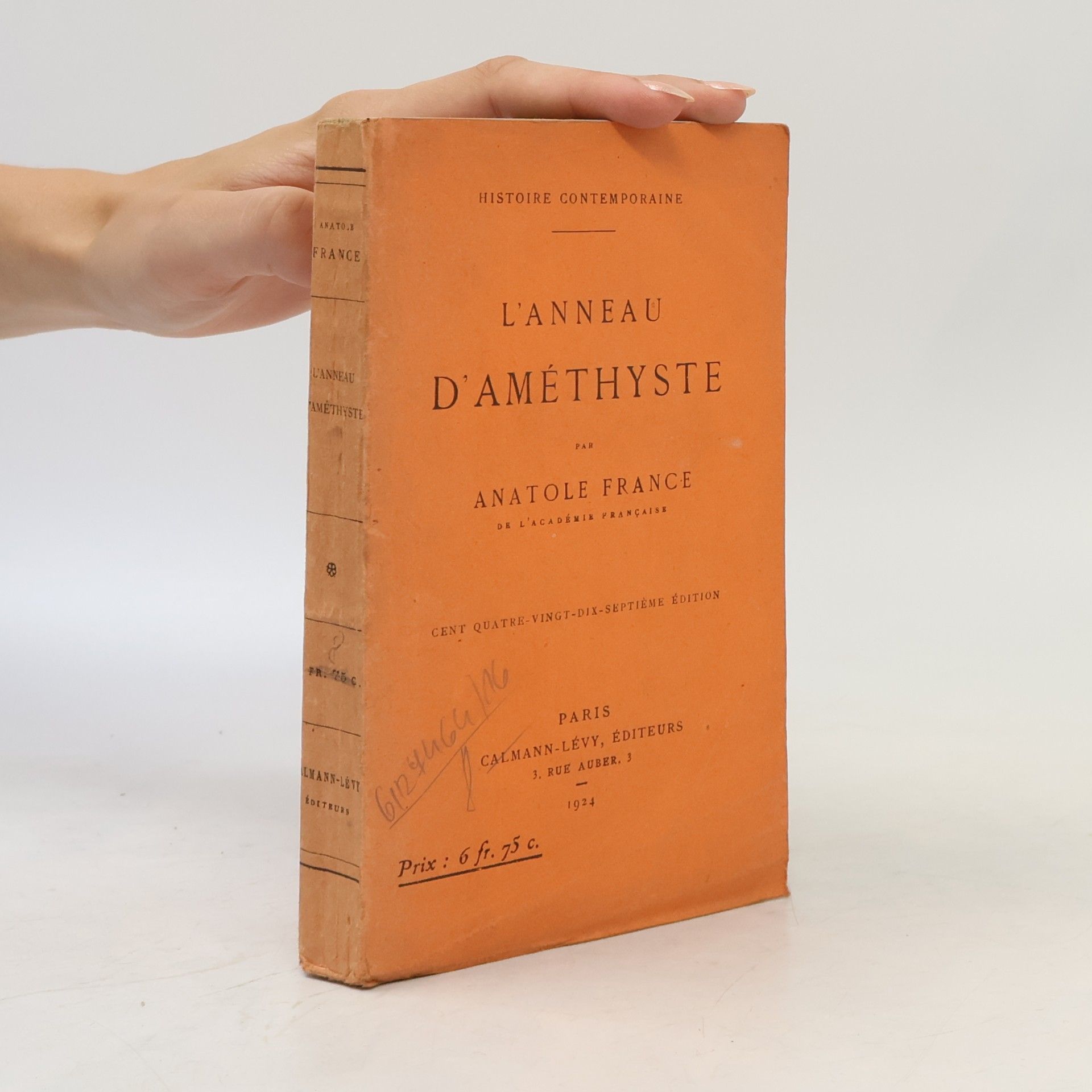 L'anneau d'Améthyste