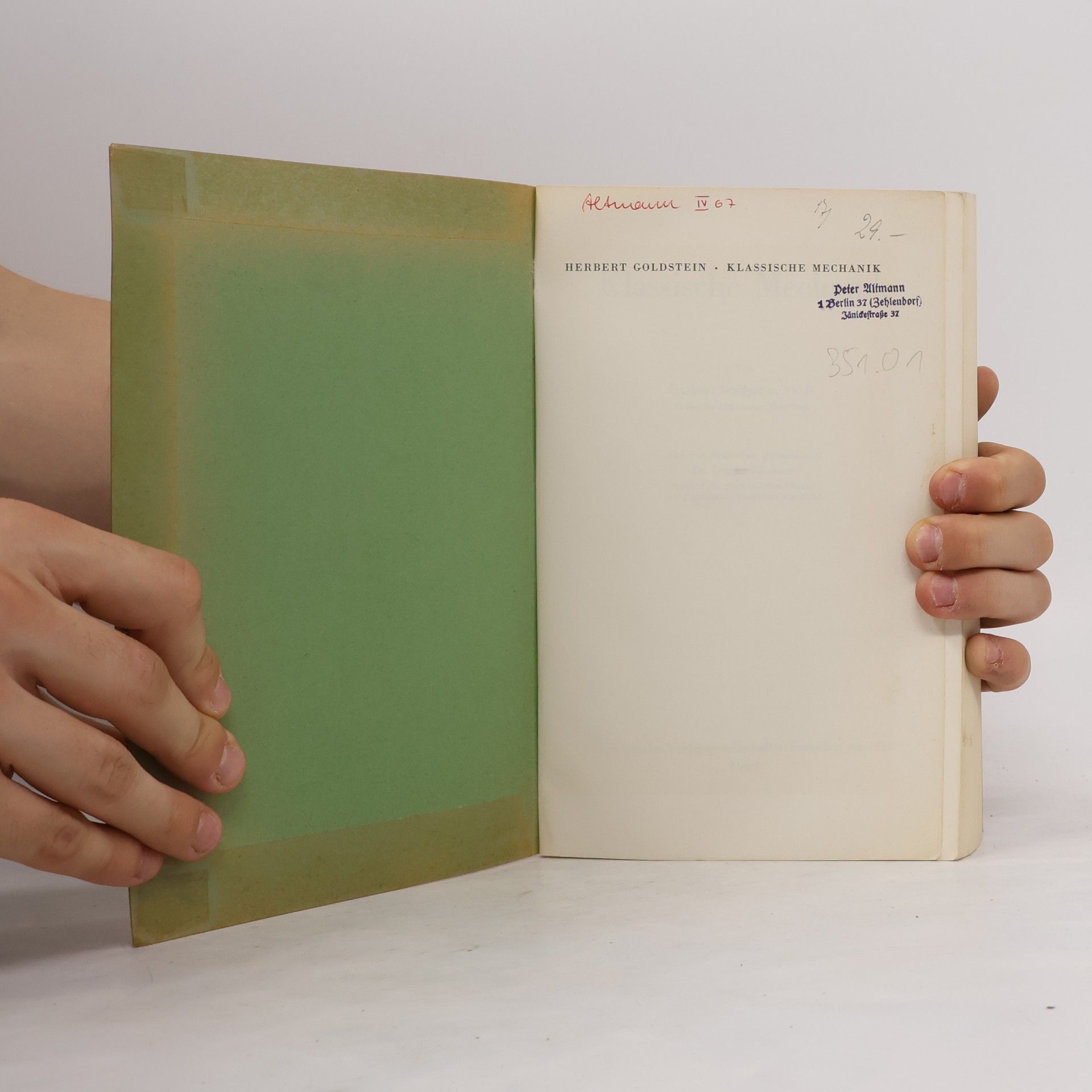 Herbert Goldstein Klassische Mechanik