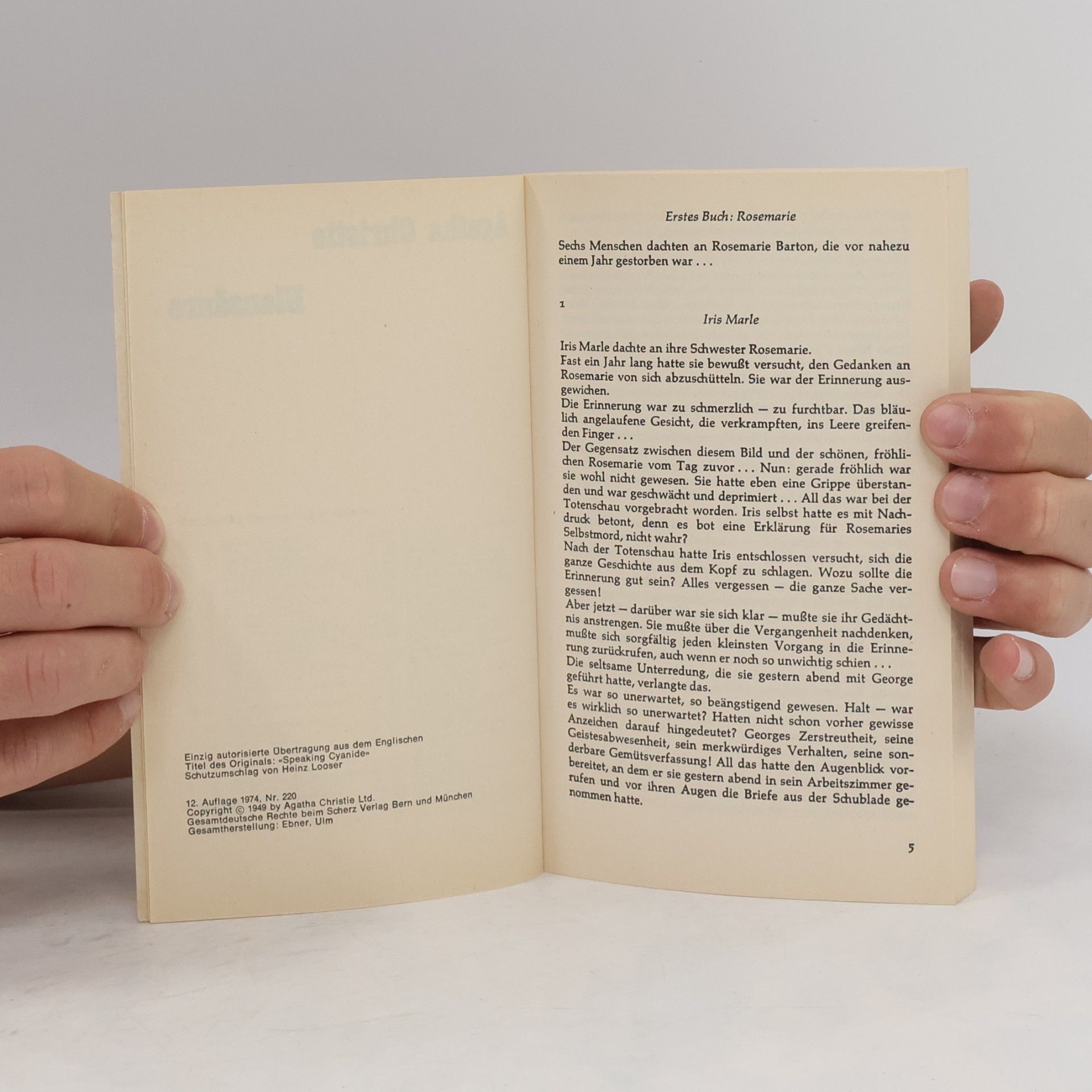 Agatha Christie Blausäure