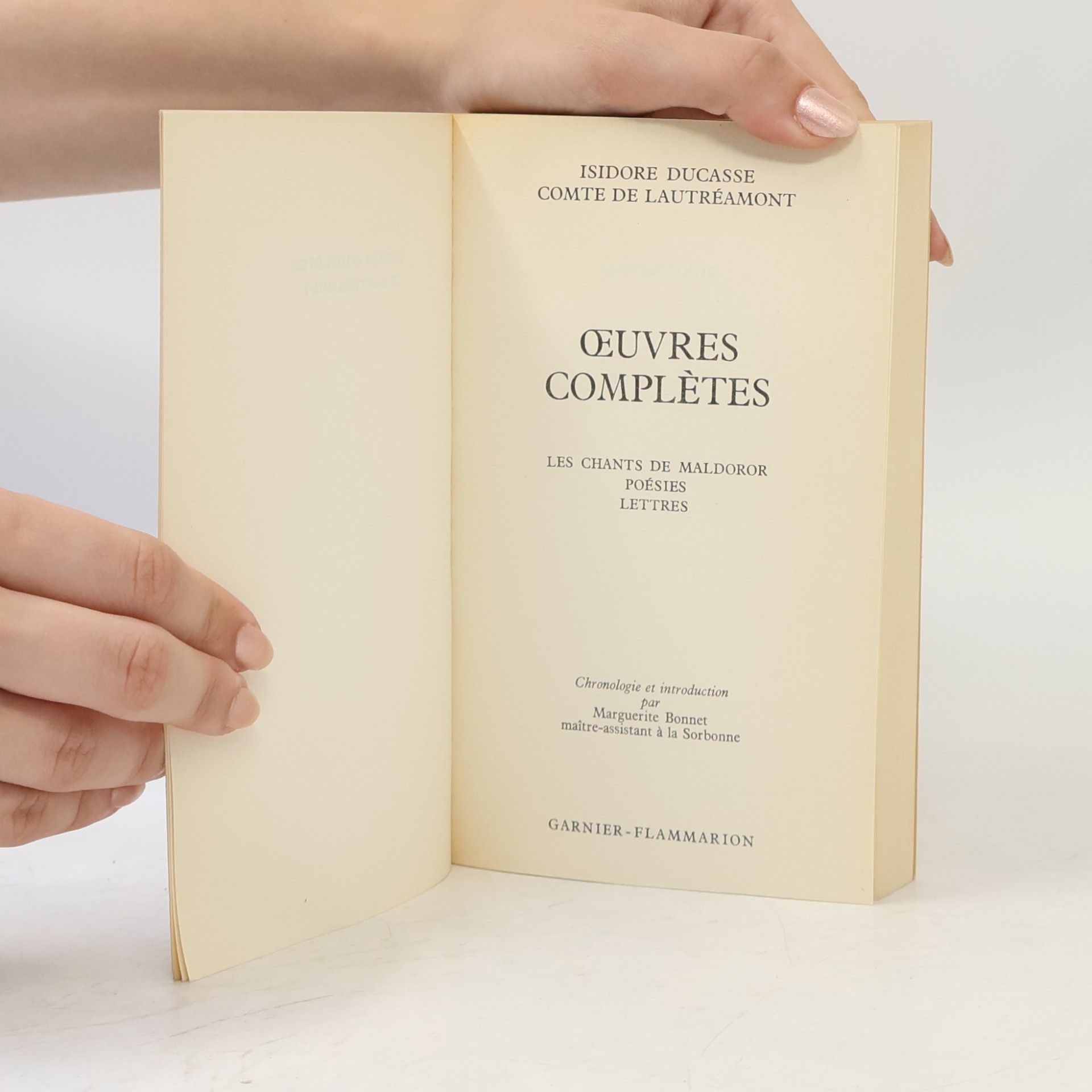 Autorenkollektiv Lautréamont ceuvres complétes