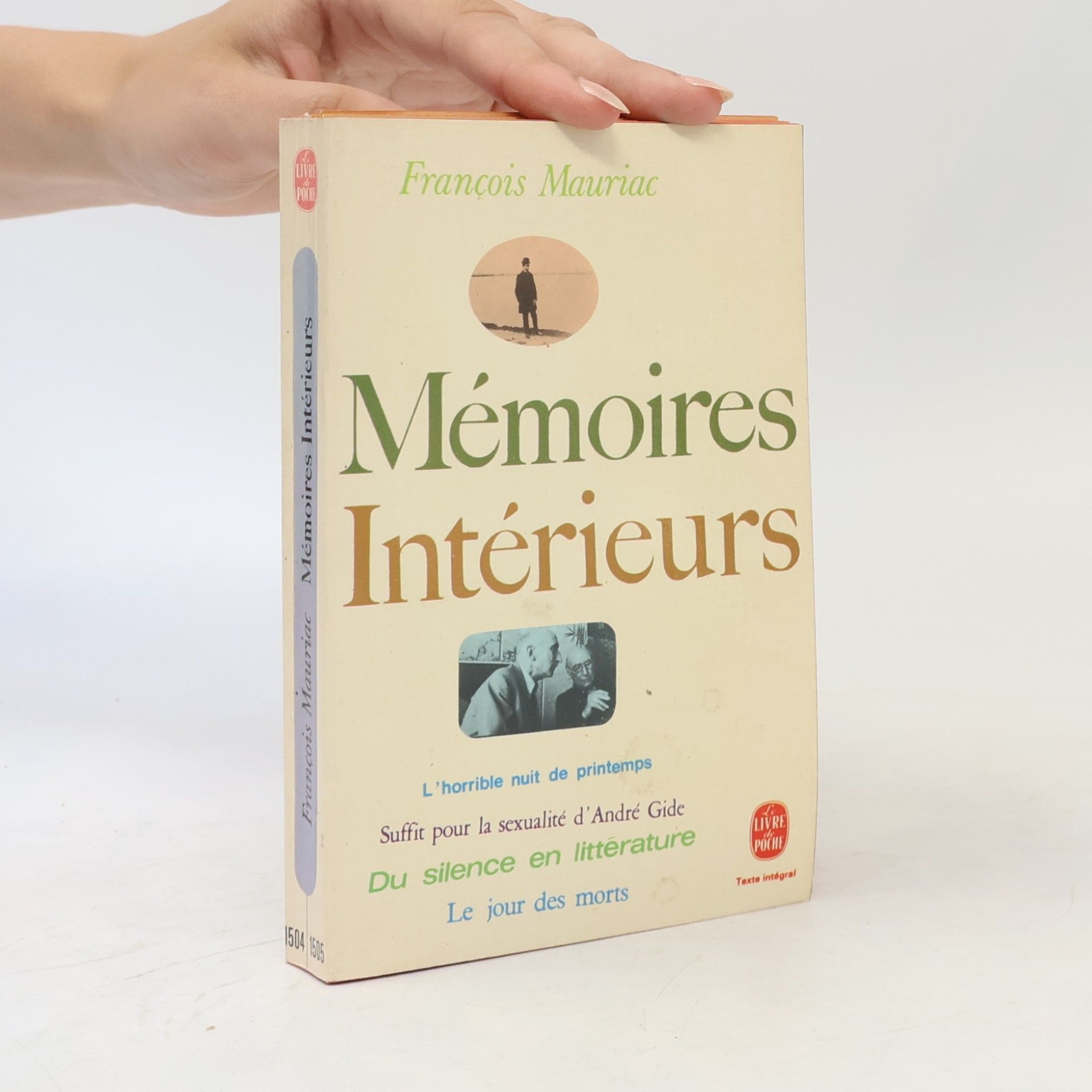 François Mauriac Mémoires intérieurs
