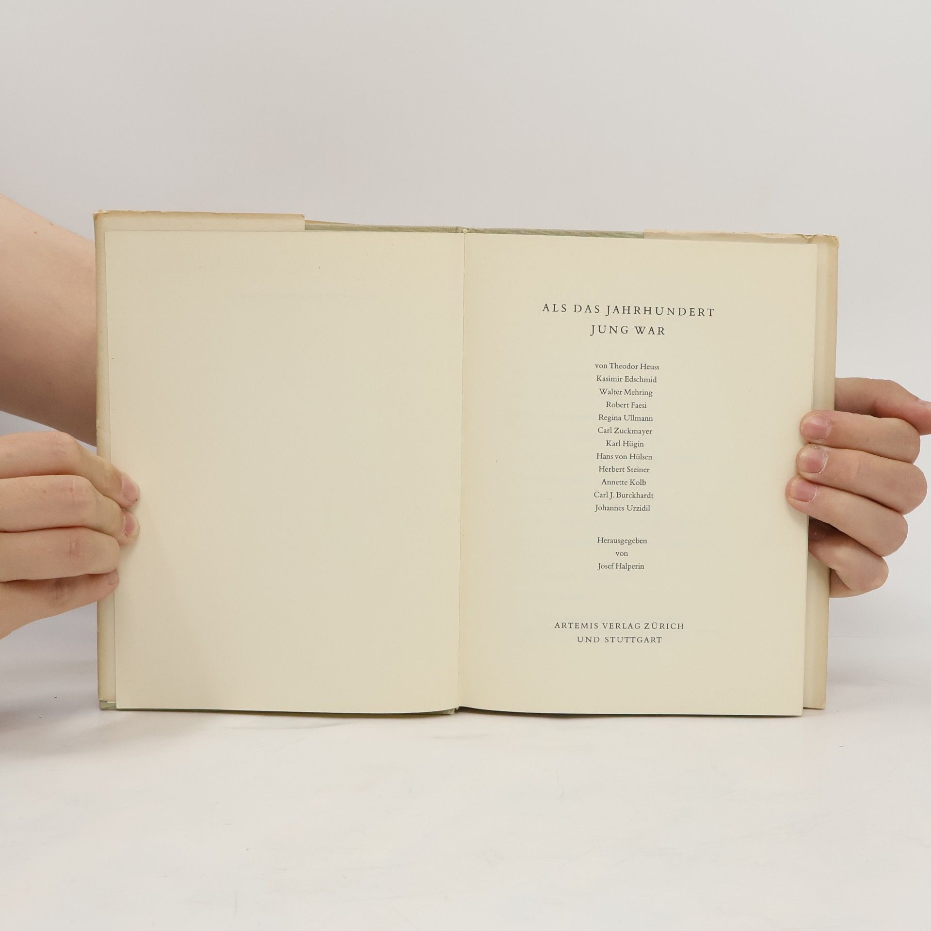 Autorenkollektiv Als das Jahrhundert jung war