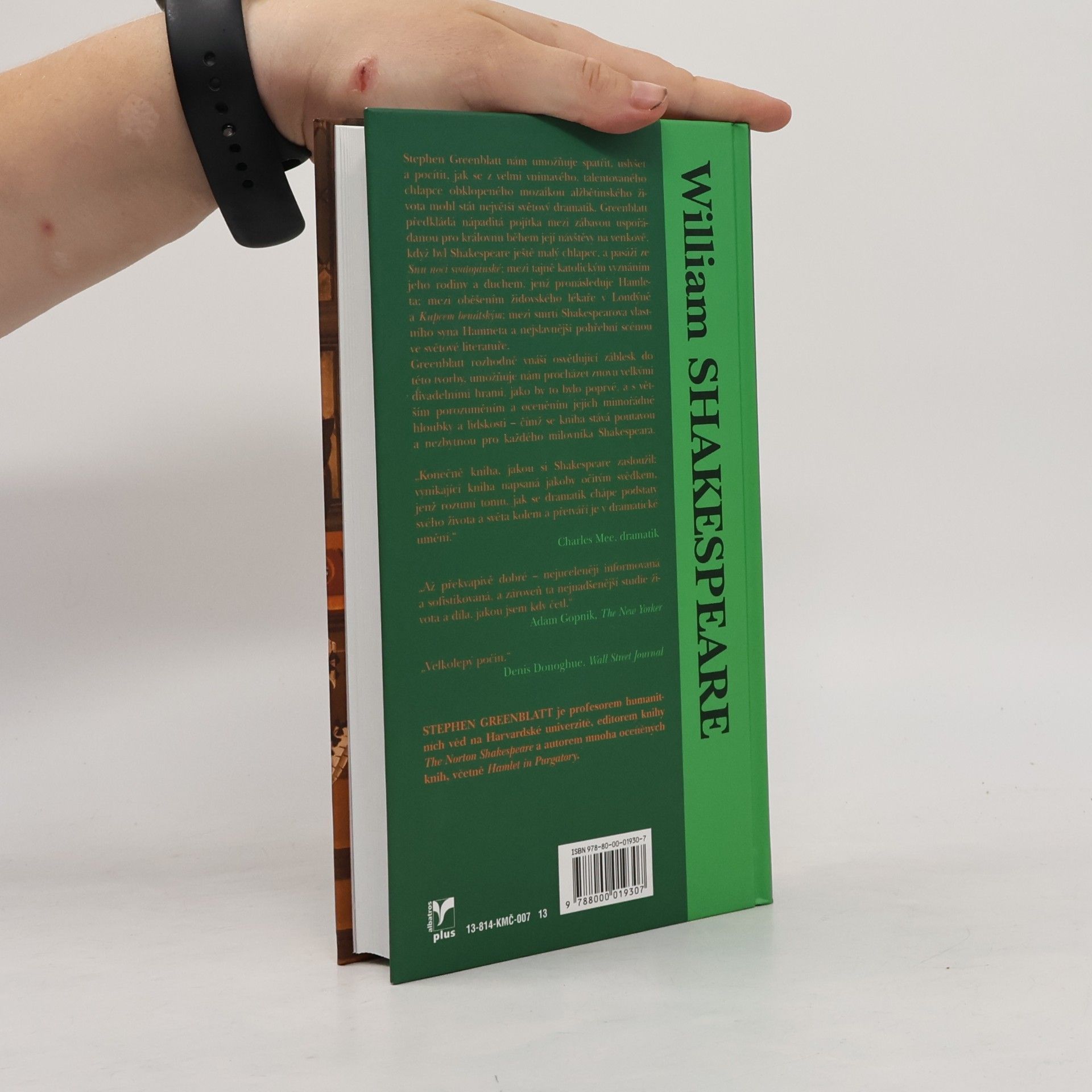 Stephen Greenblatt William Shakespeare. Velký příběh neznámého muže