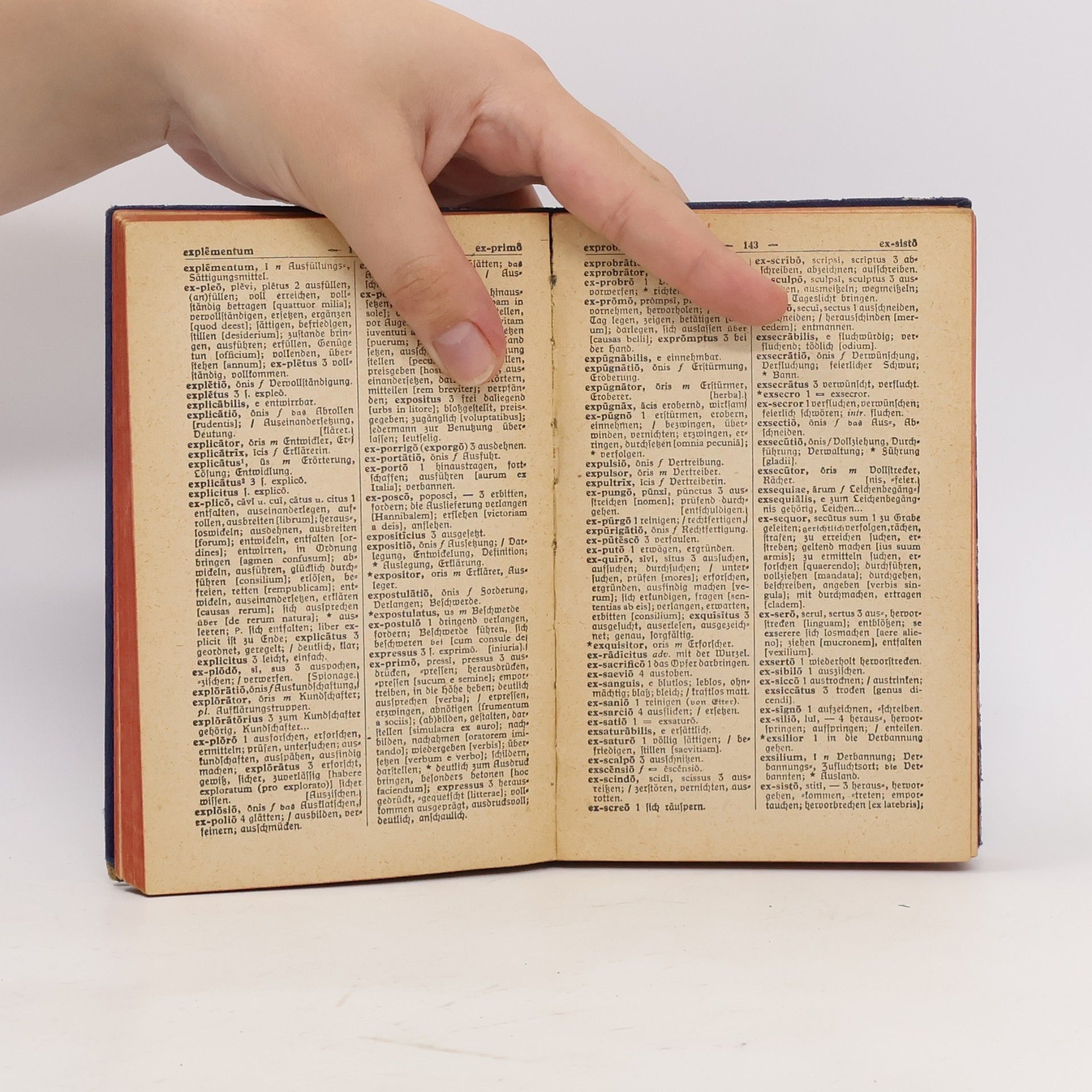 Hermann Menge Langenscheidts Taschenwörterbuch der Lateinischen und Deutschen Sprache. Erste Teil. Lateinisch-Deutsch