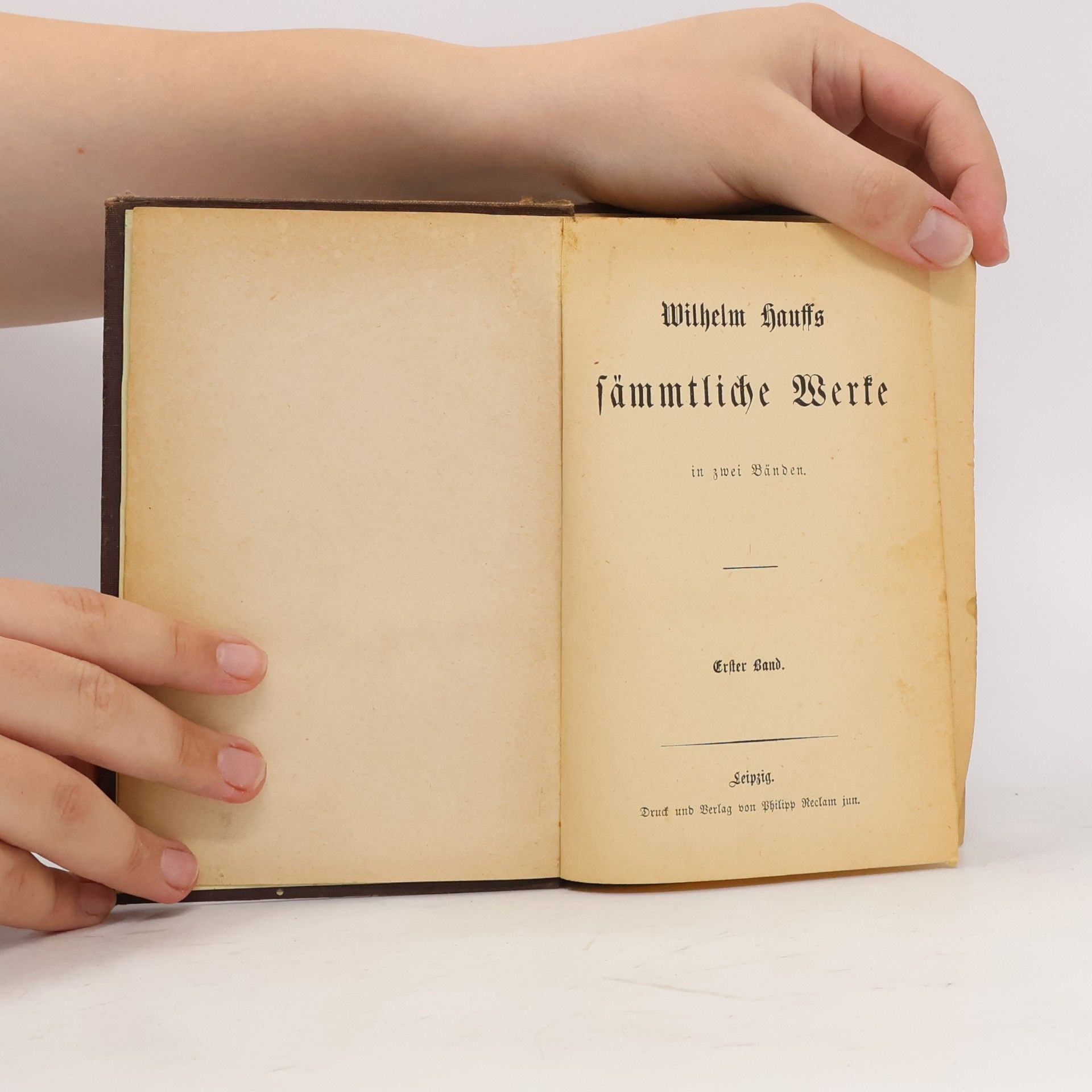 Wilhelm Hauff Sämmtliche Werke I.