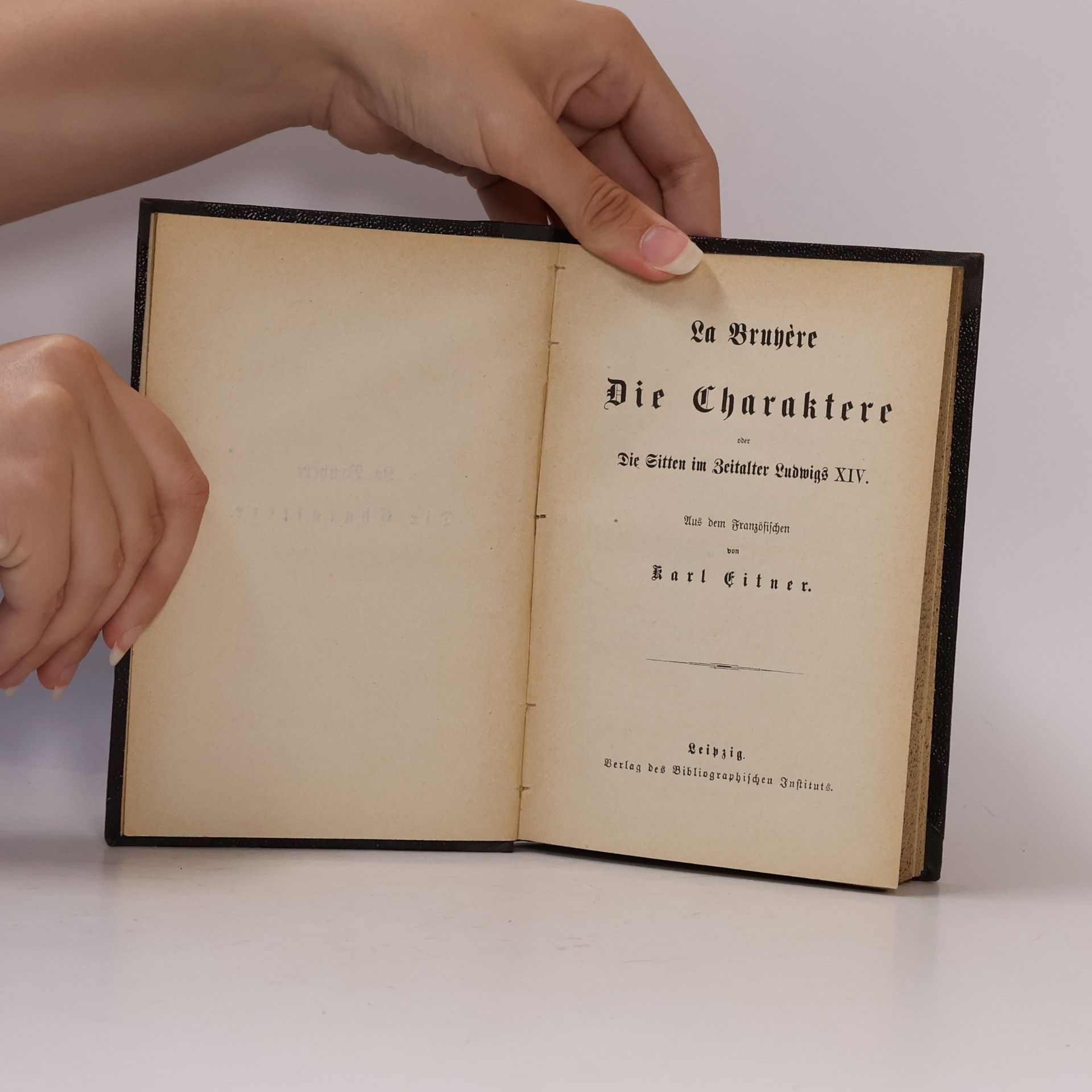 Jean de La Bruyere Die Charaktere
